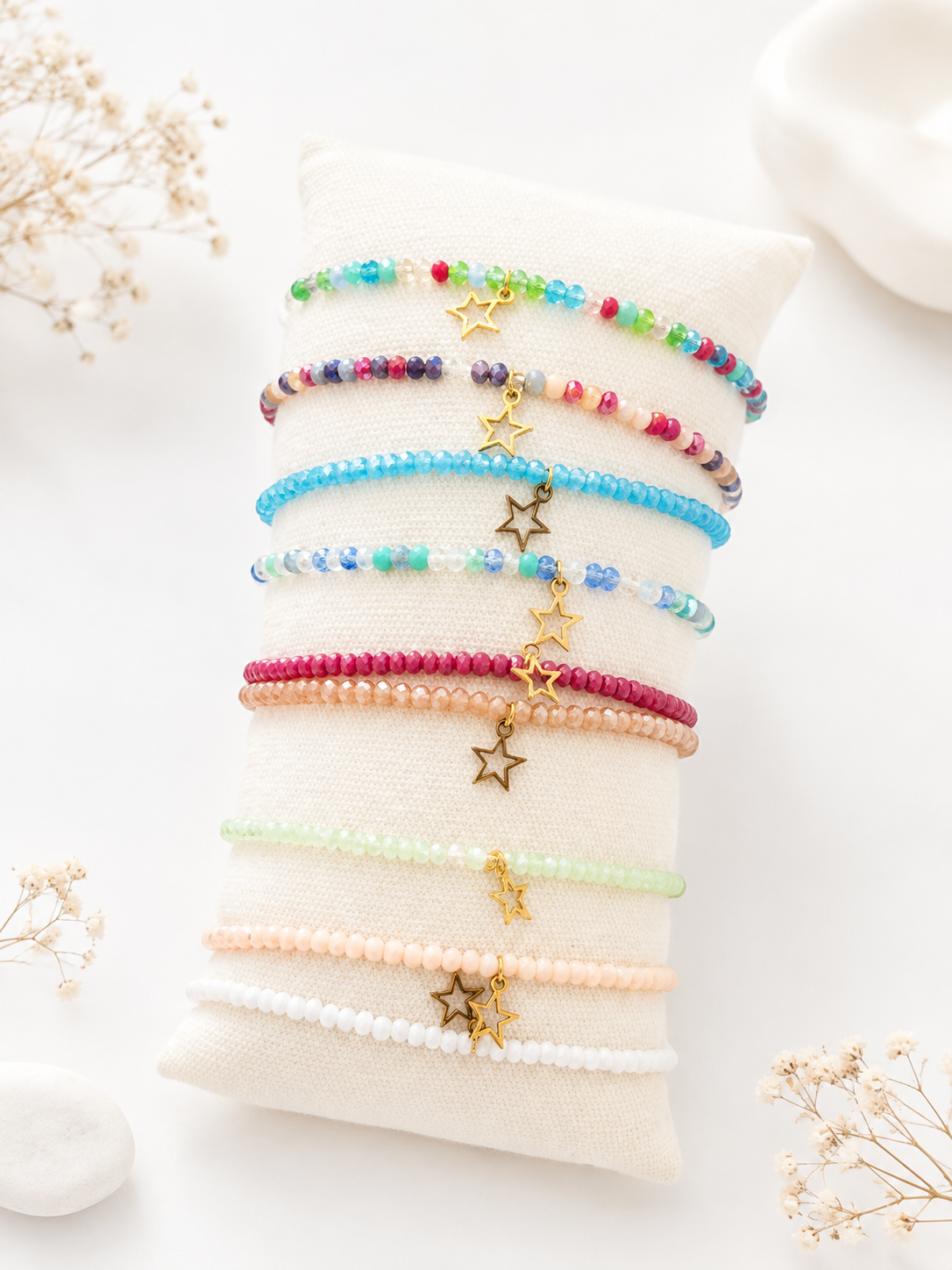 Pulsera elástica estrella