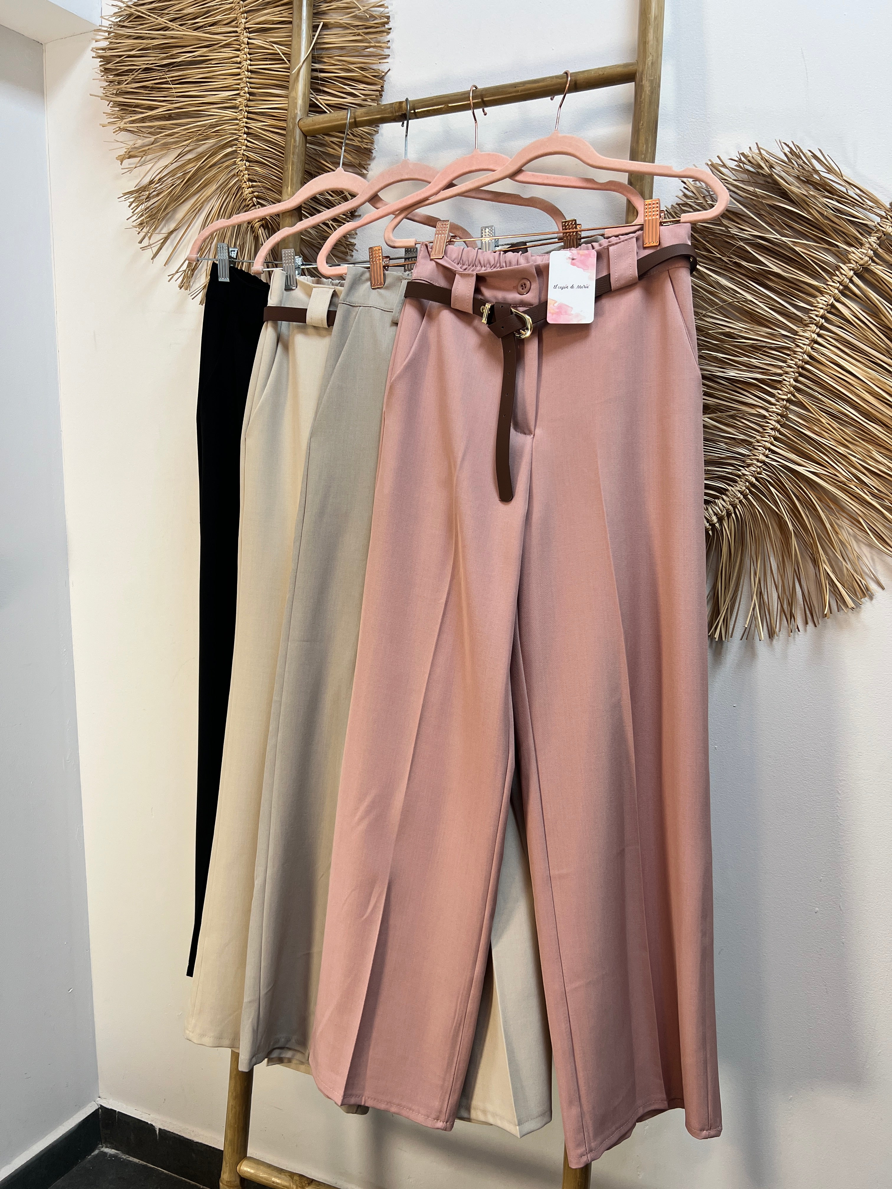 Pantalón vestir cinturón