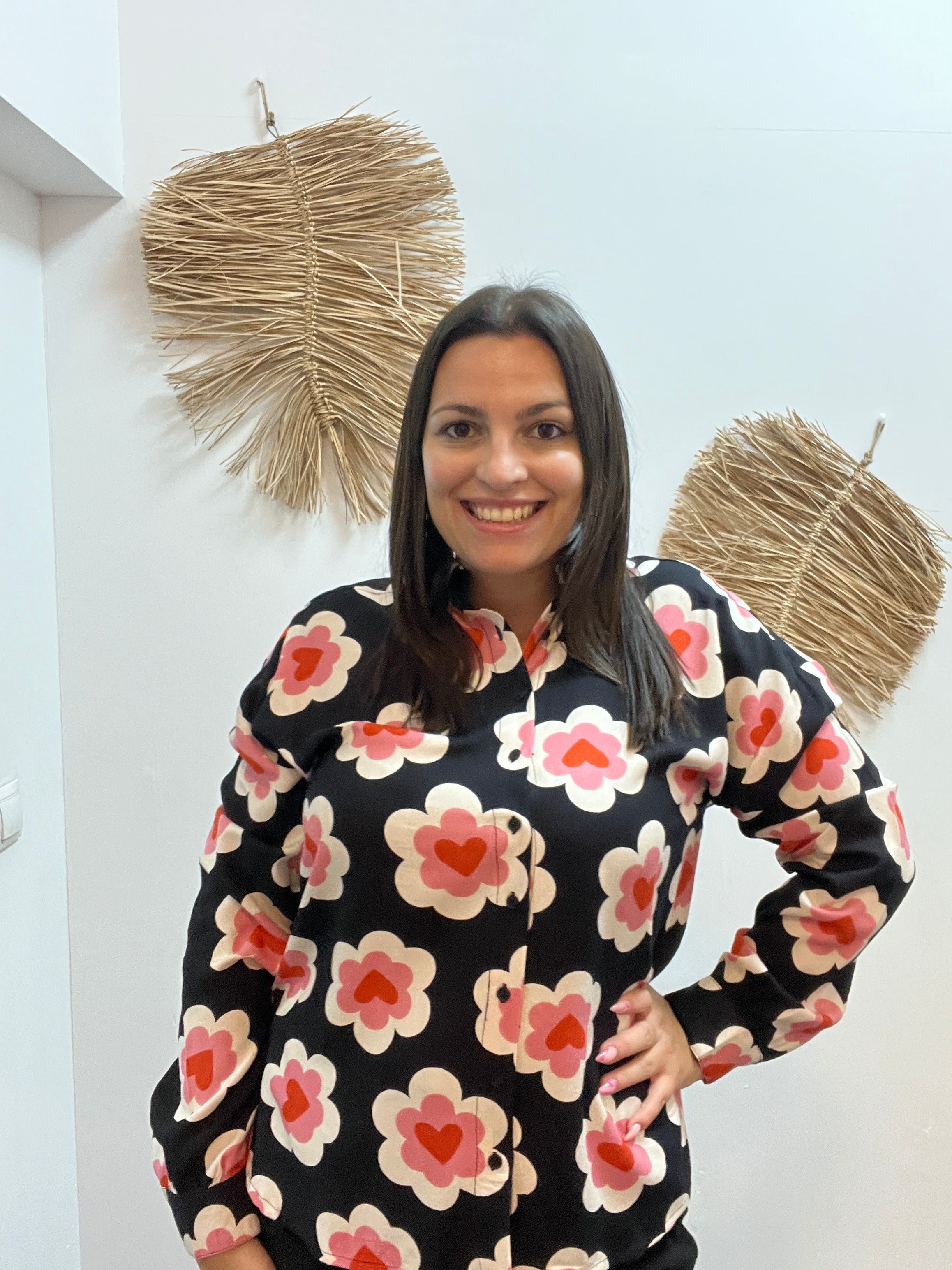 Camisa con estampados sweetheart CF