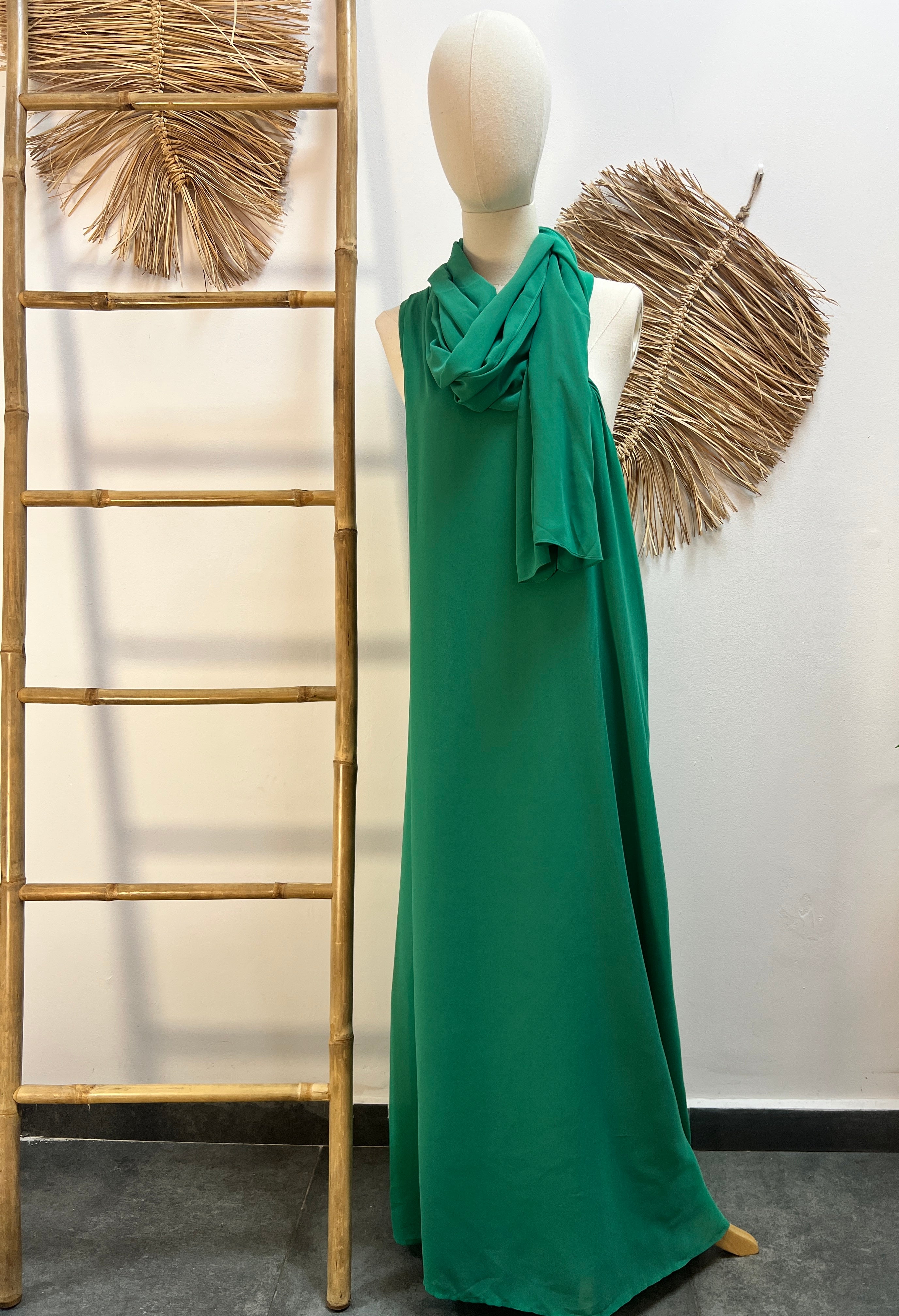 Vestido largo lazo CF