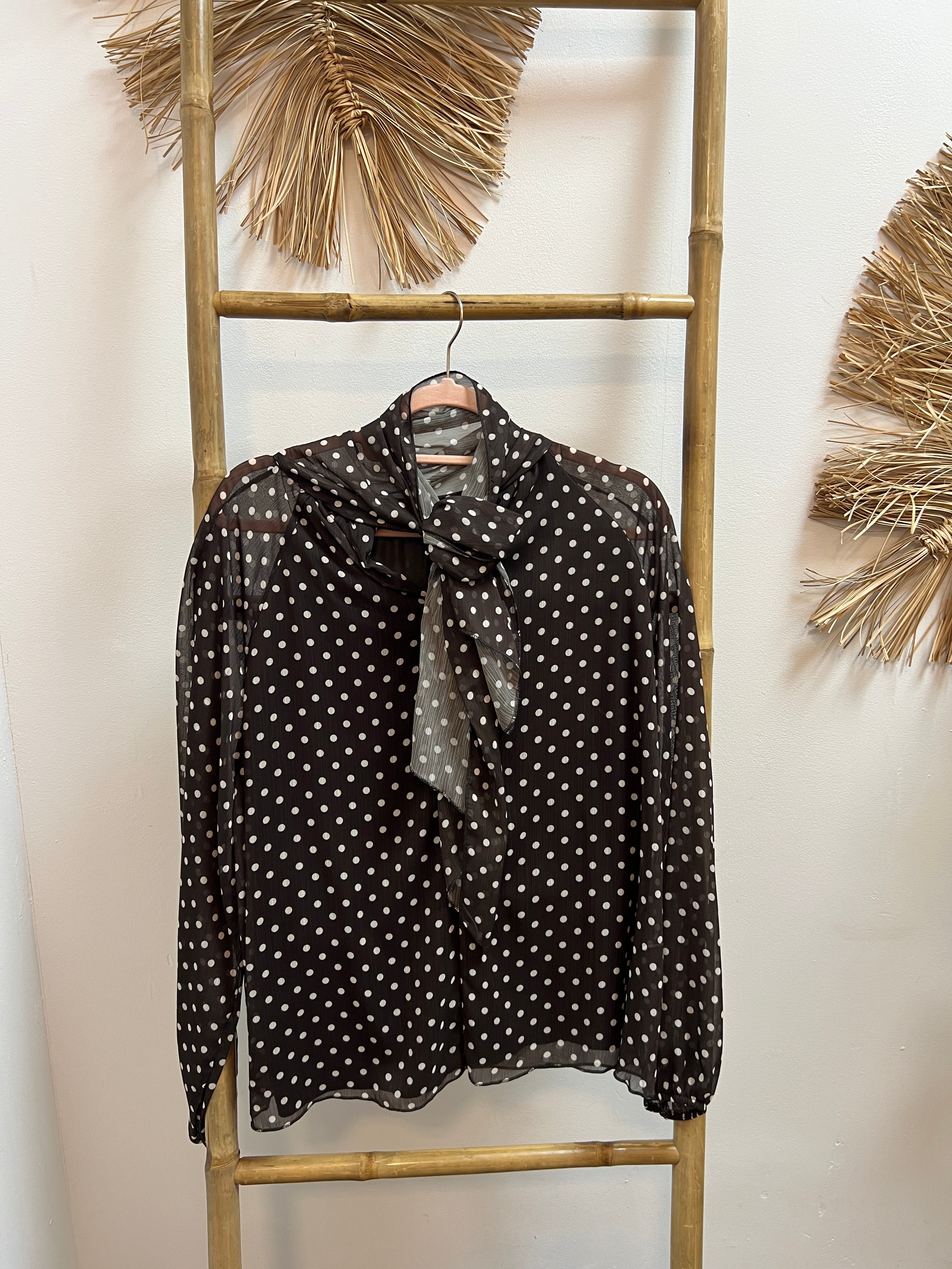 Blusa lazada lunares