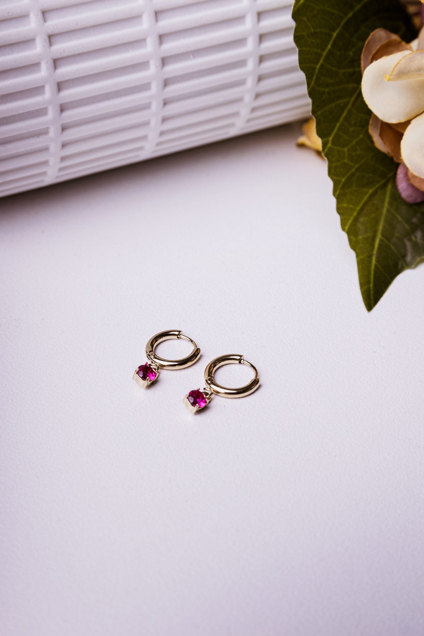 Pendientes Olivia rosa