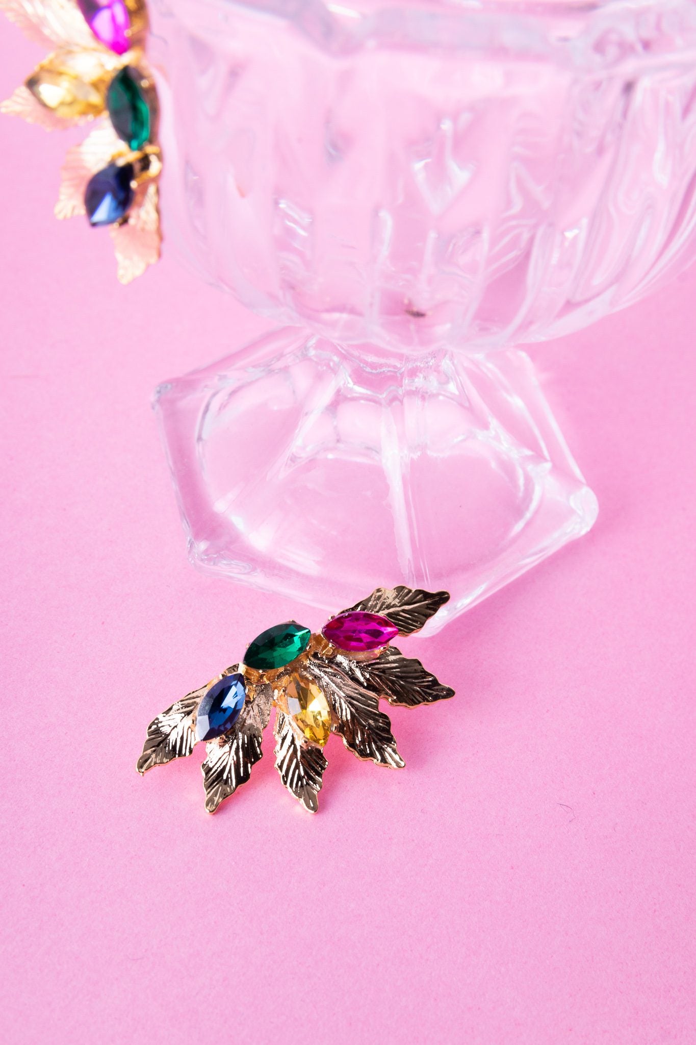 Pendientes mariposa multicolor