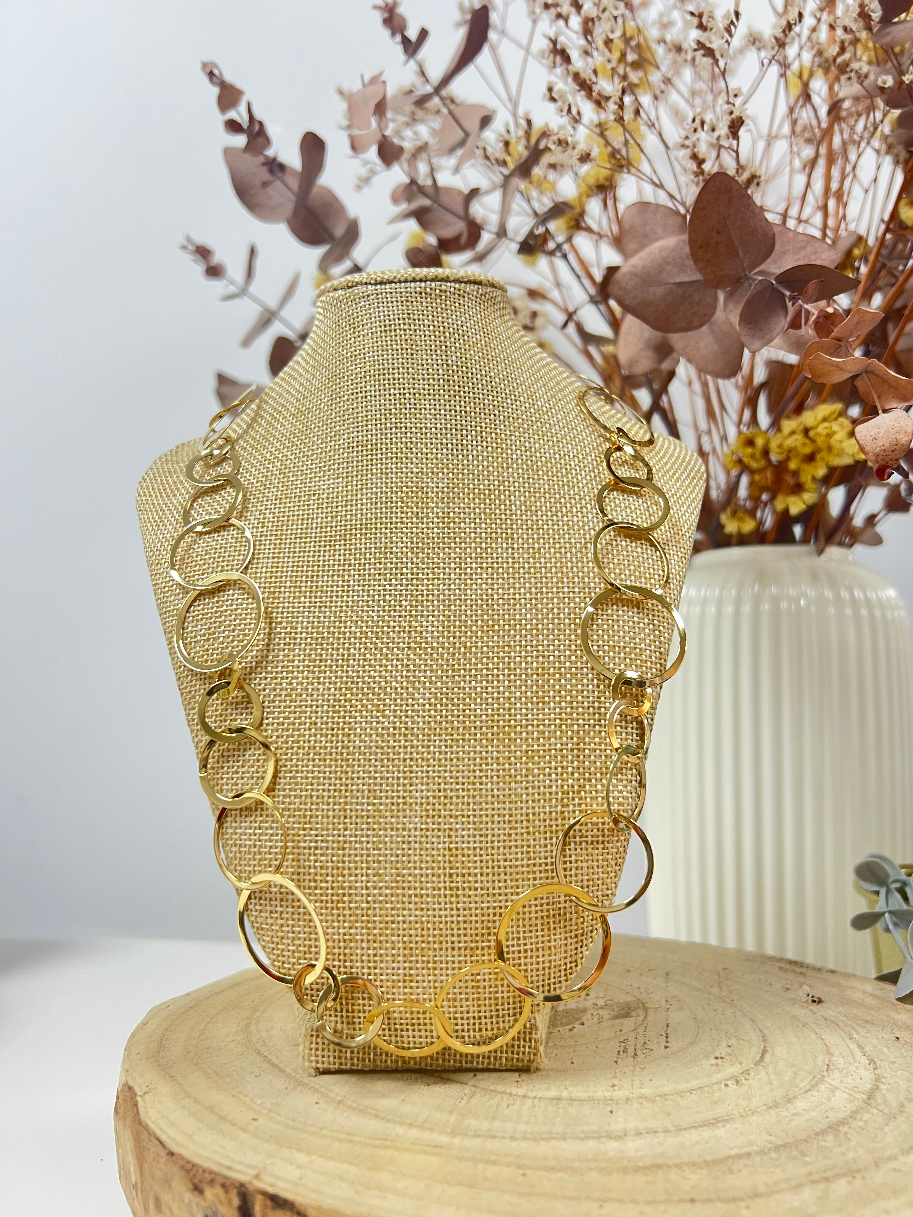 Collar Círculos Enlace