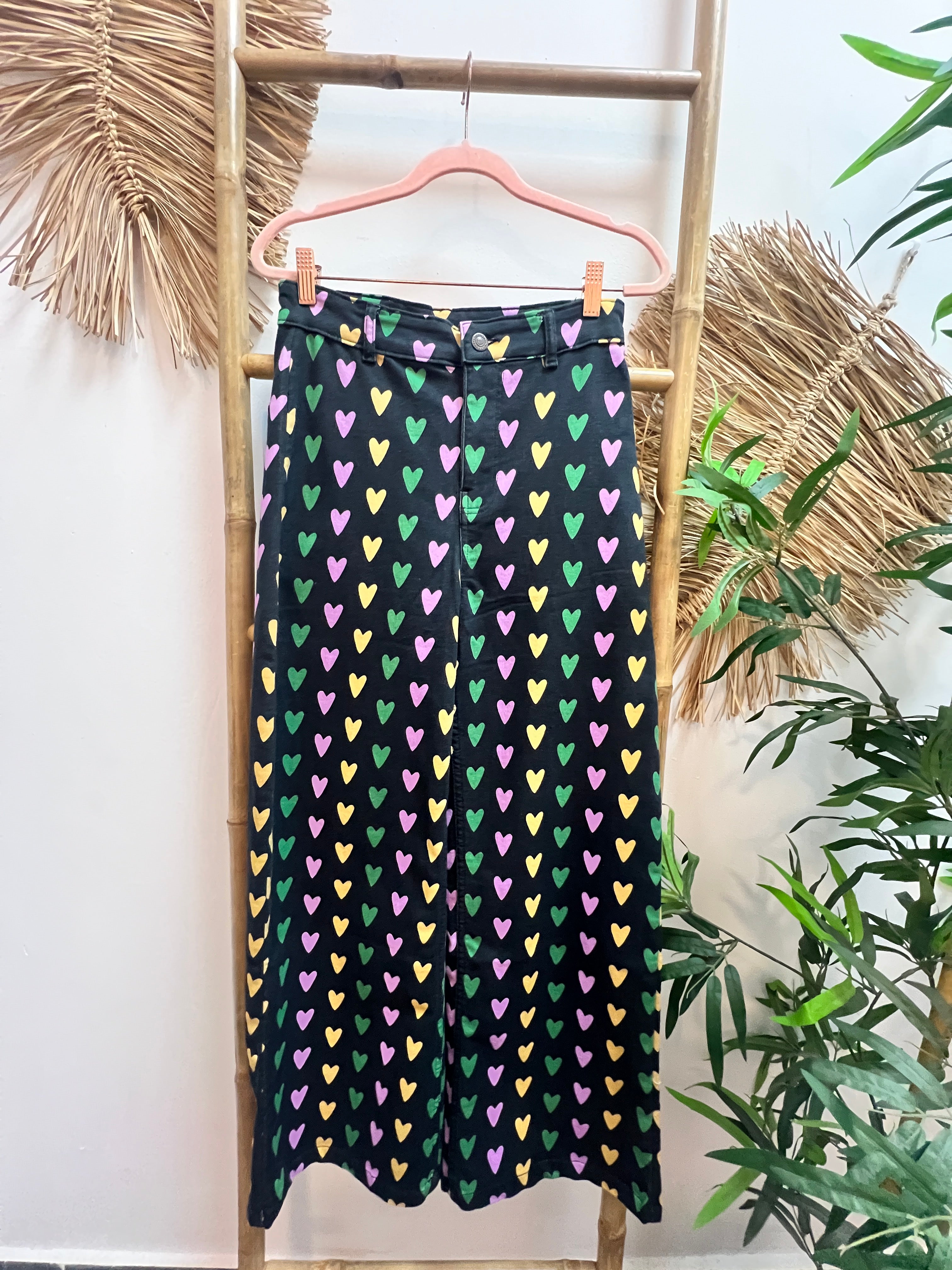 Pantalón vaquero con estampado Cupido Lines CF