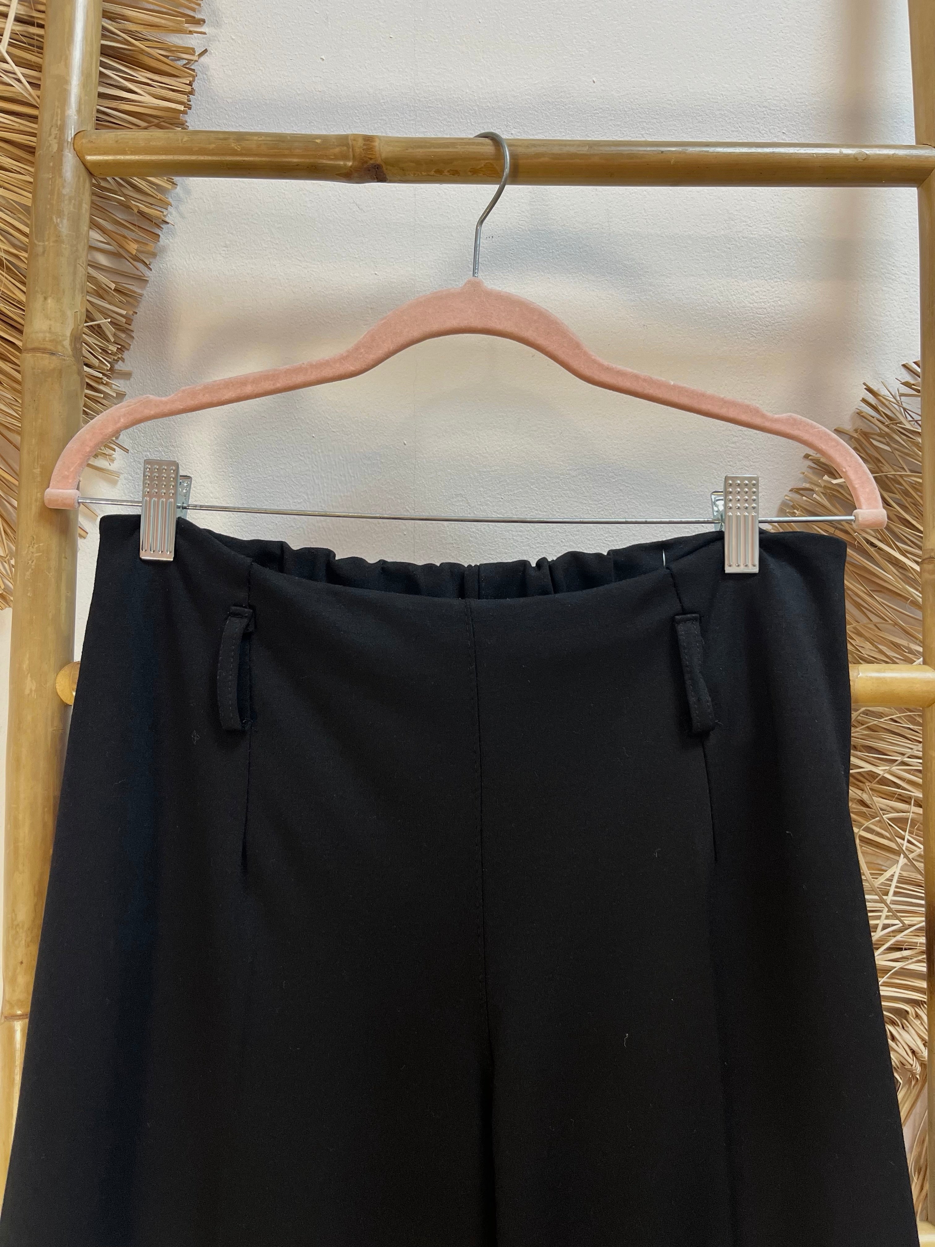 Pantalón recto bajo doblado