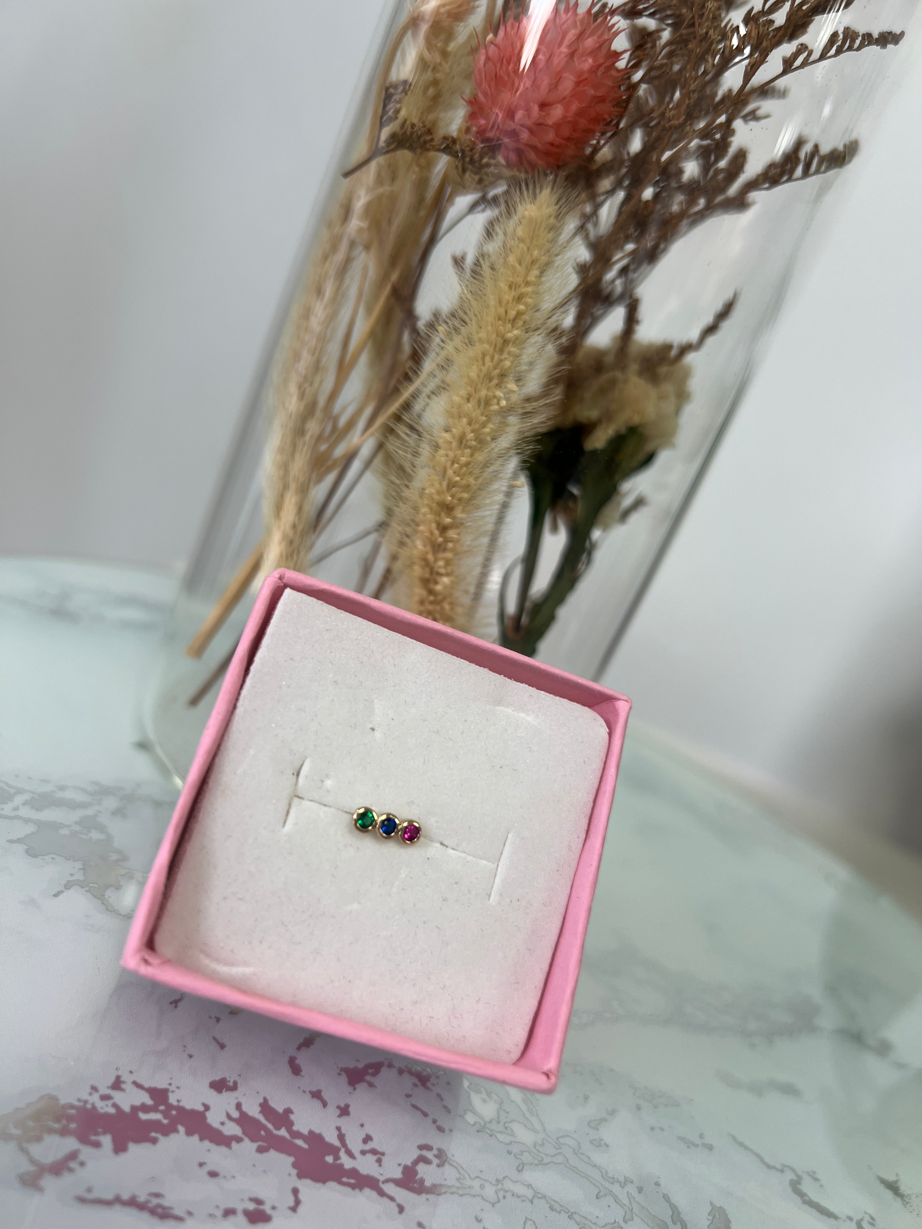 Pendiente Mini Tiple Circulo