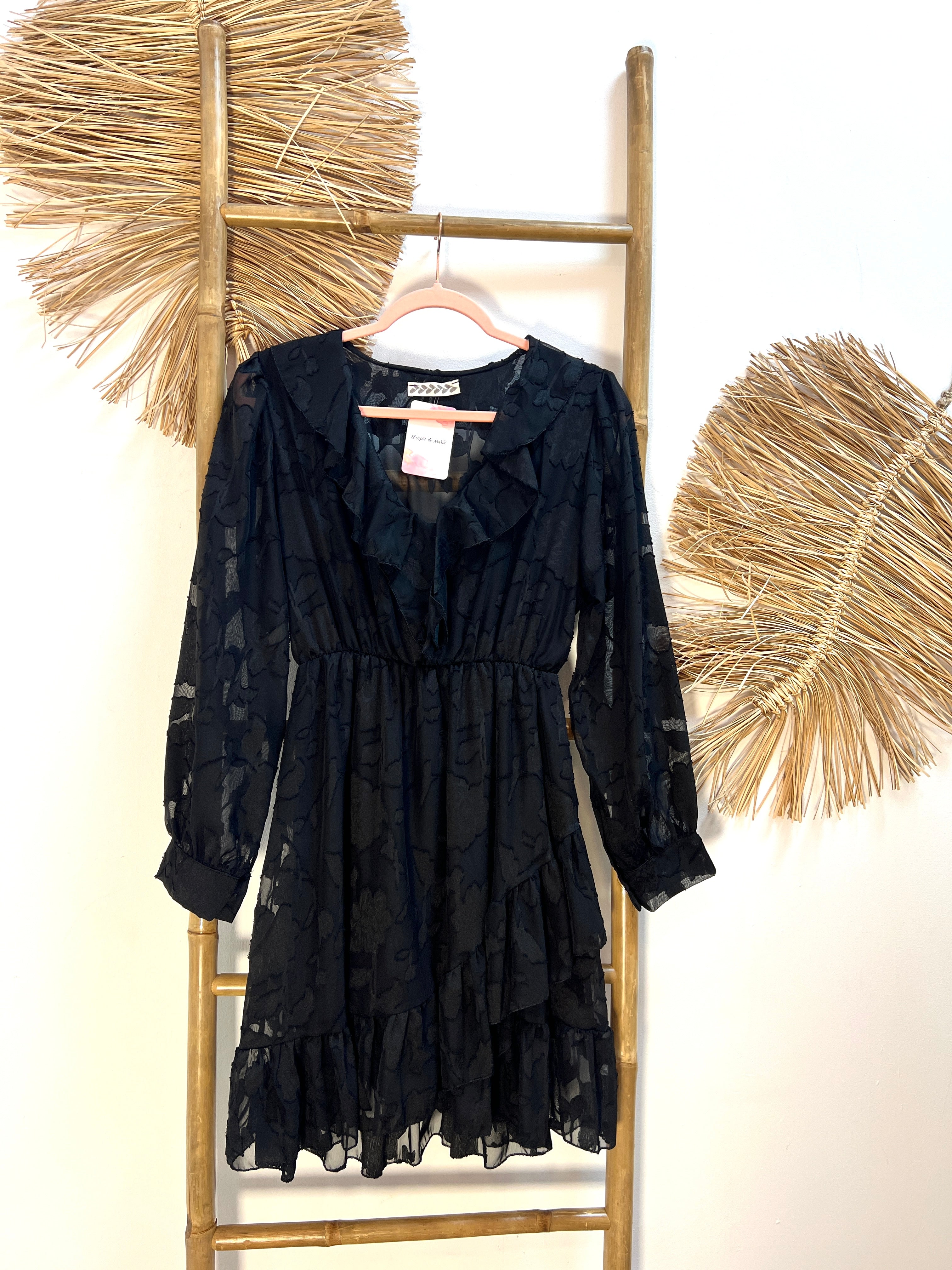 Vestido jardín volante