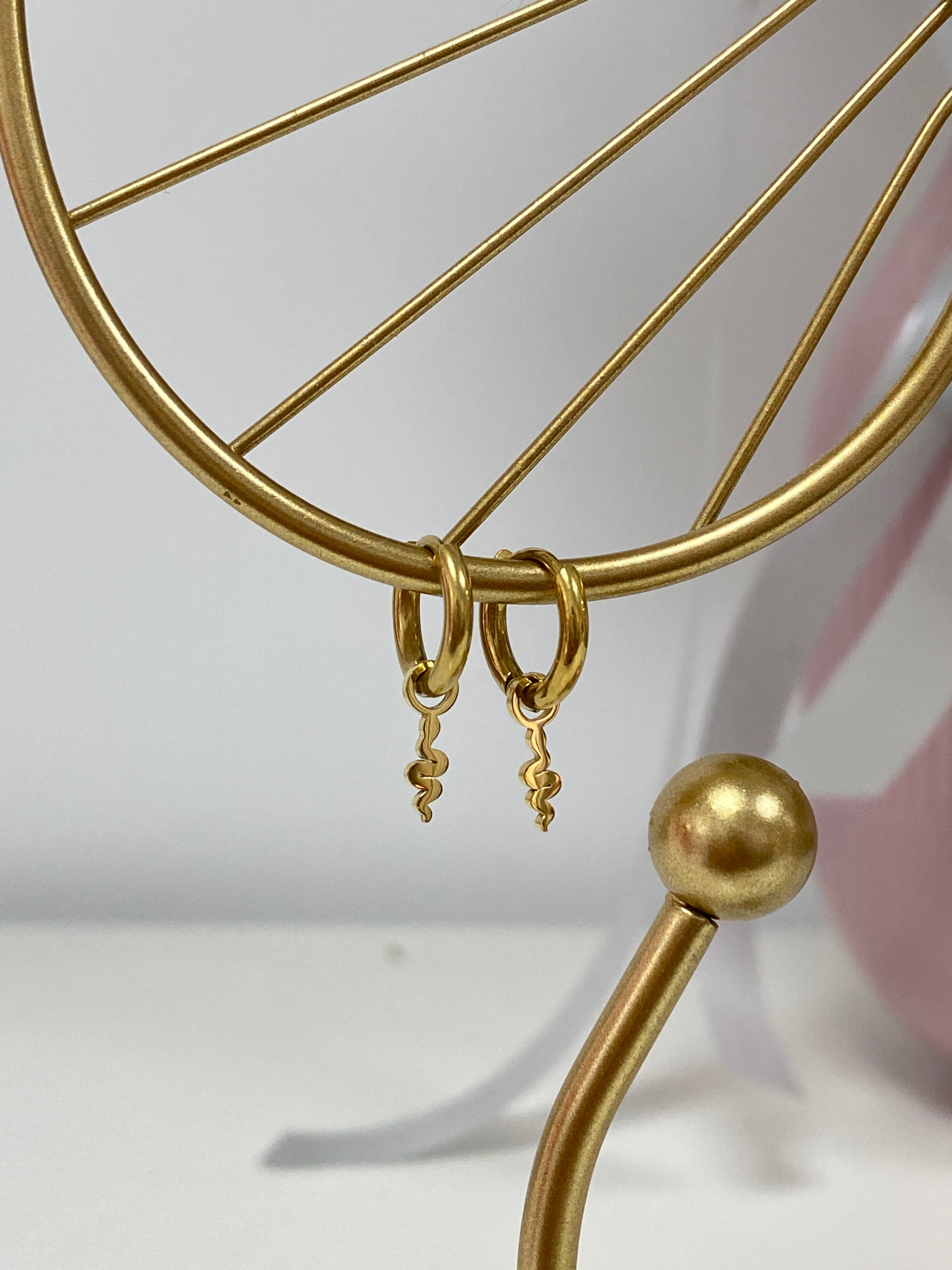 Pendientes aro serpiente