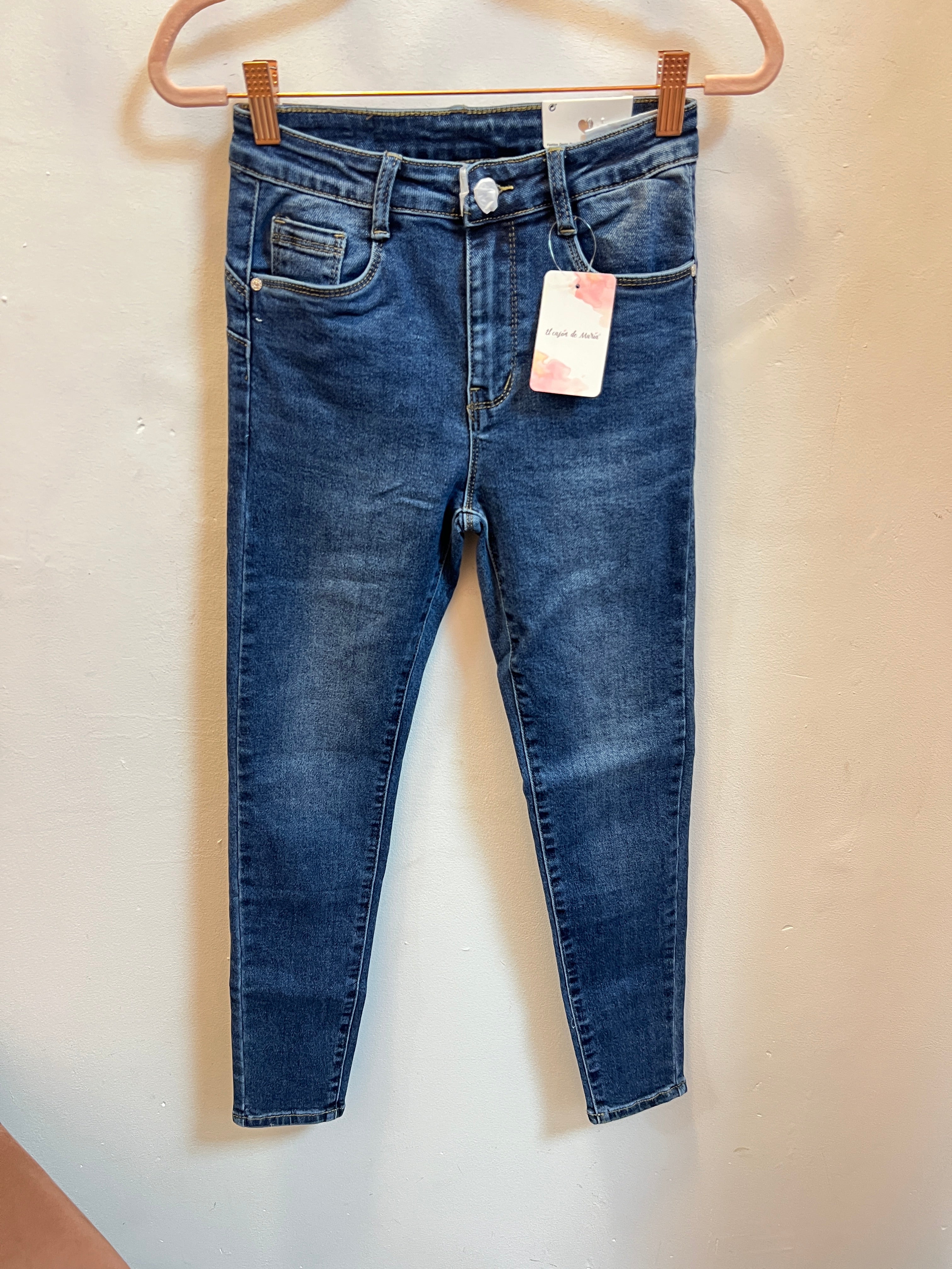 Pantalón vaquero push up total blue