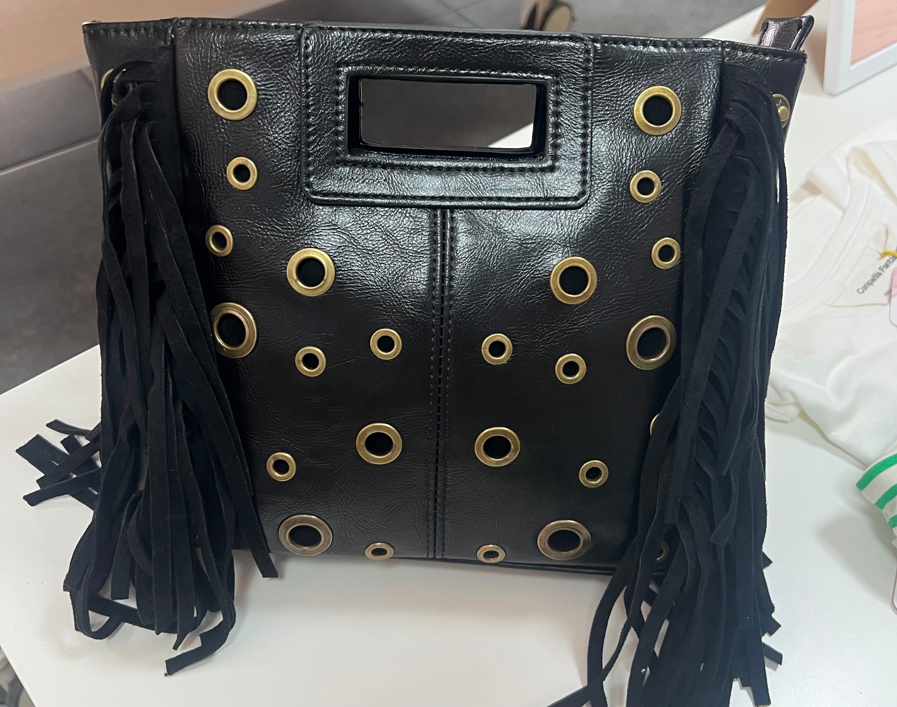 BOLSO FLECOS CON CIRCULOS
