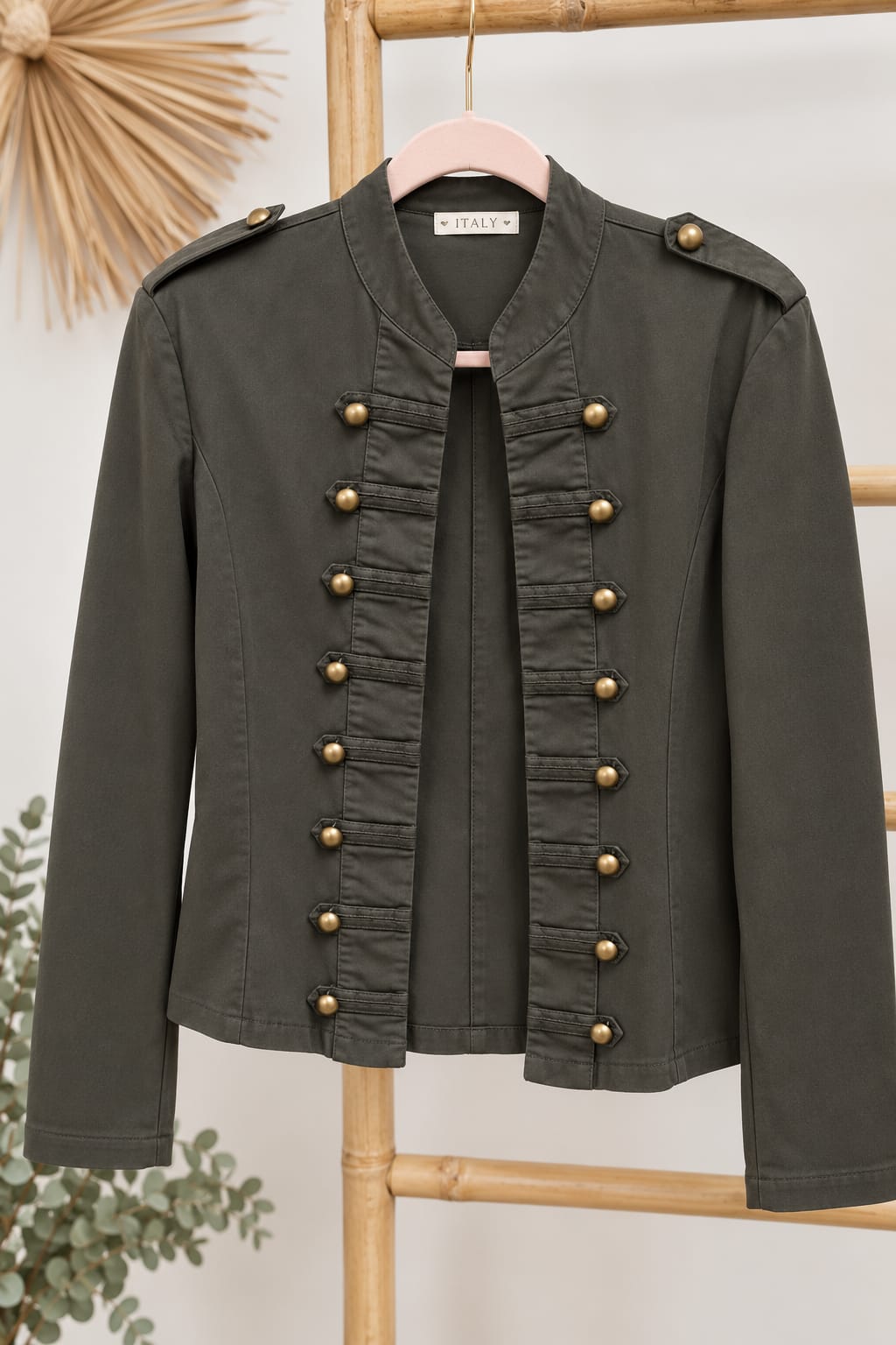 chaqueta marron casual