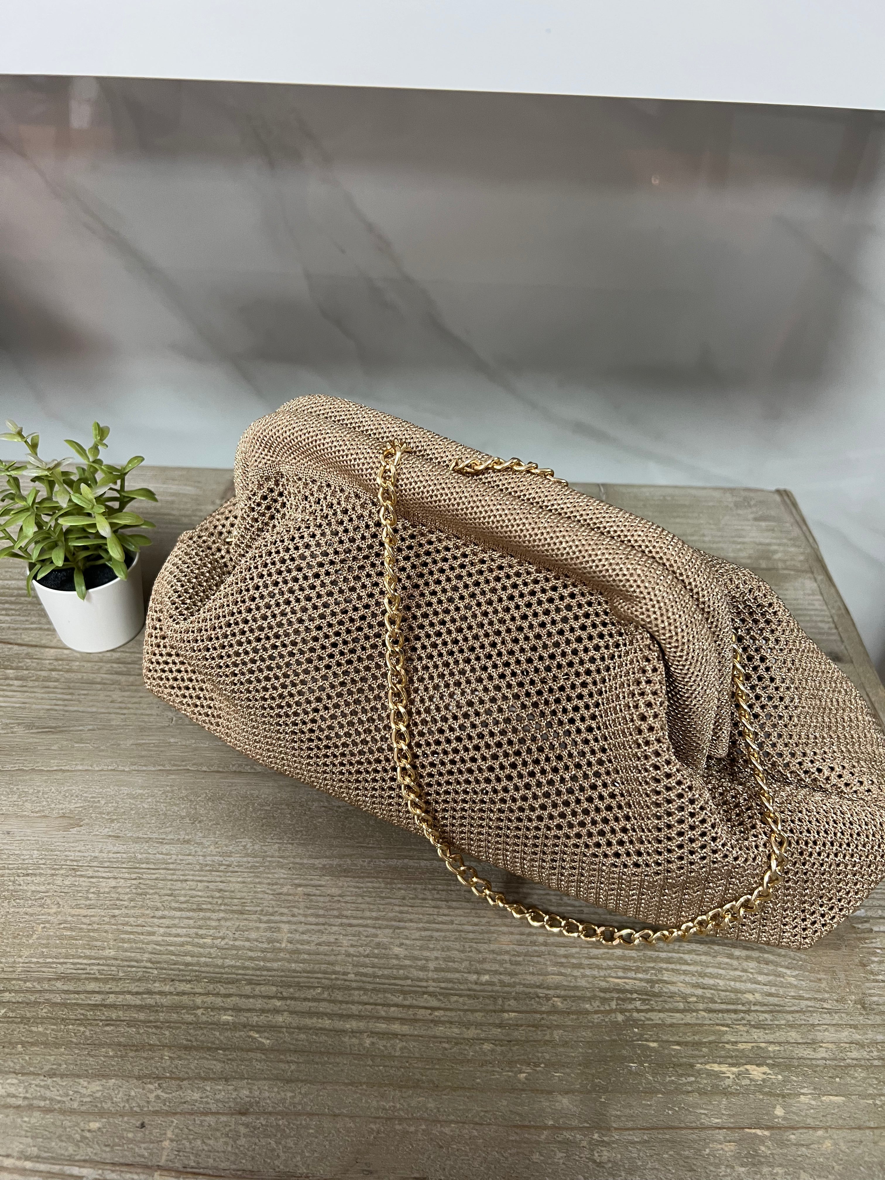Bolso Glam Champagne