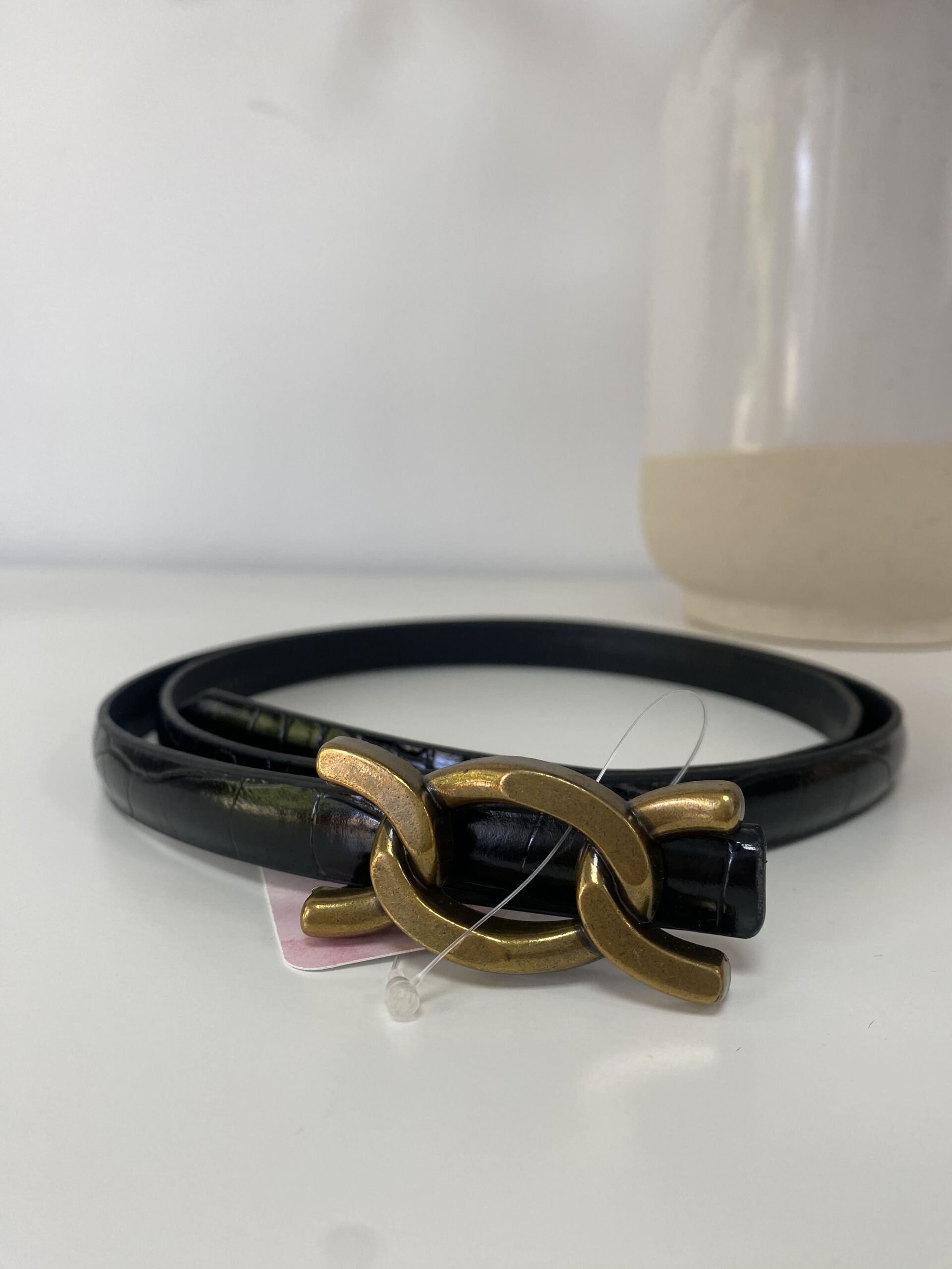 Cinturón serpiente fino