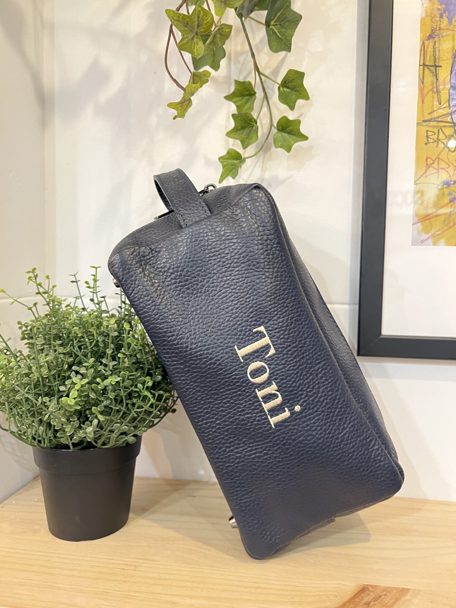 Neceser Piel Personalizado. El cajón de María.