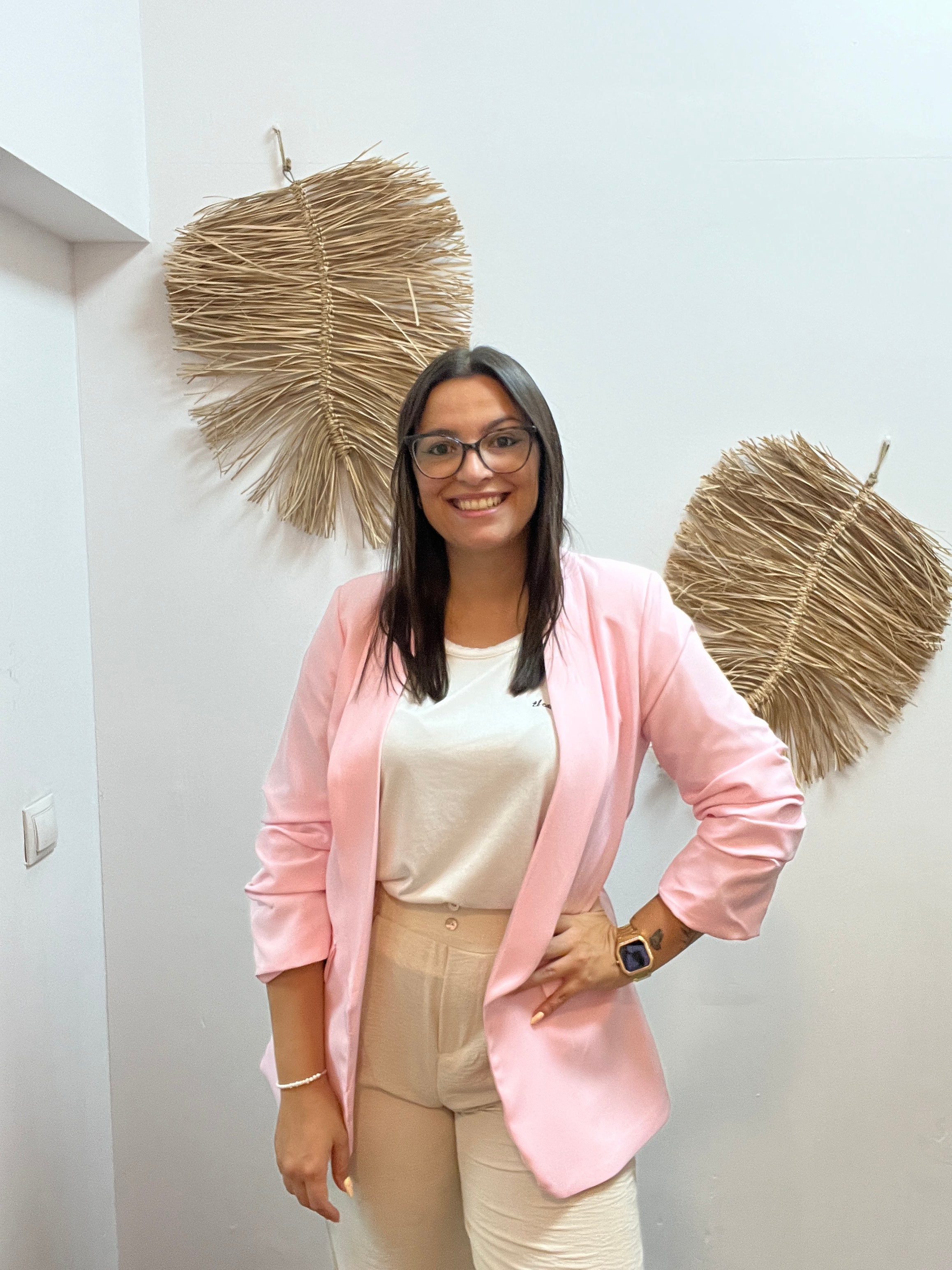 Blazer manga abullonada