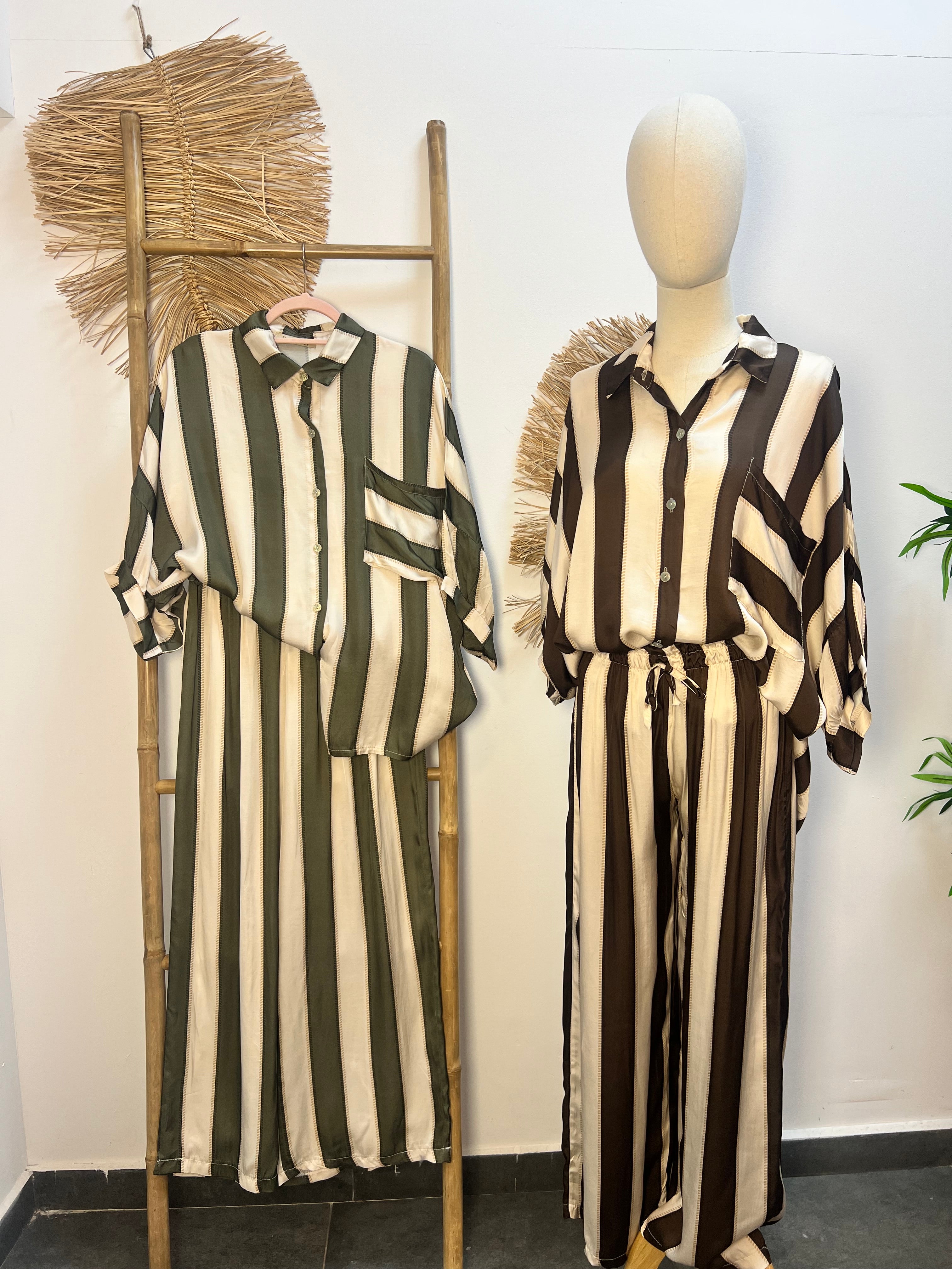 conjunto Elegance Rayas