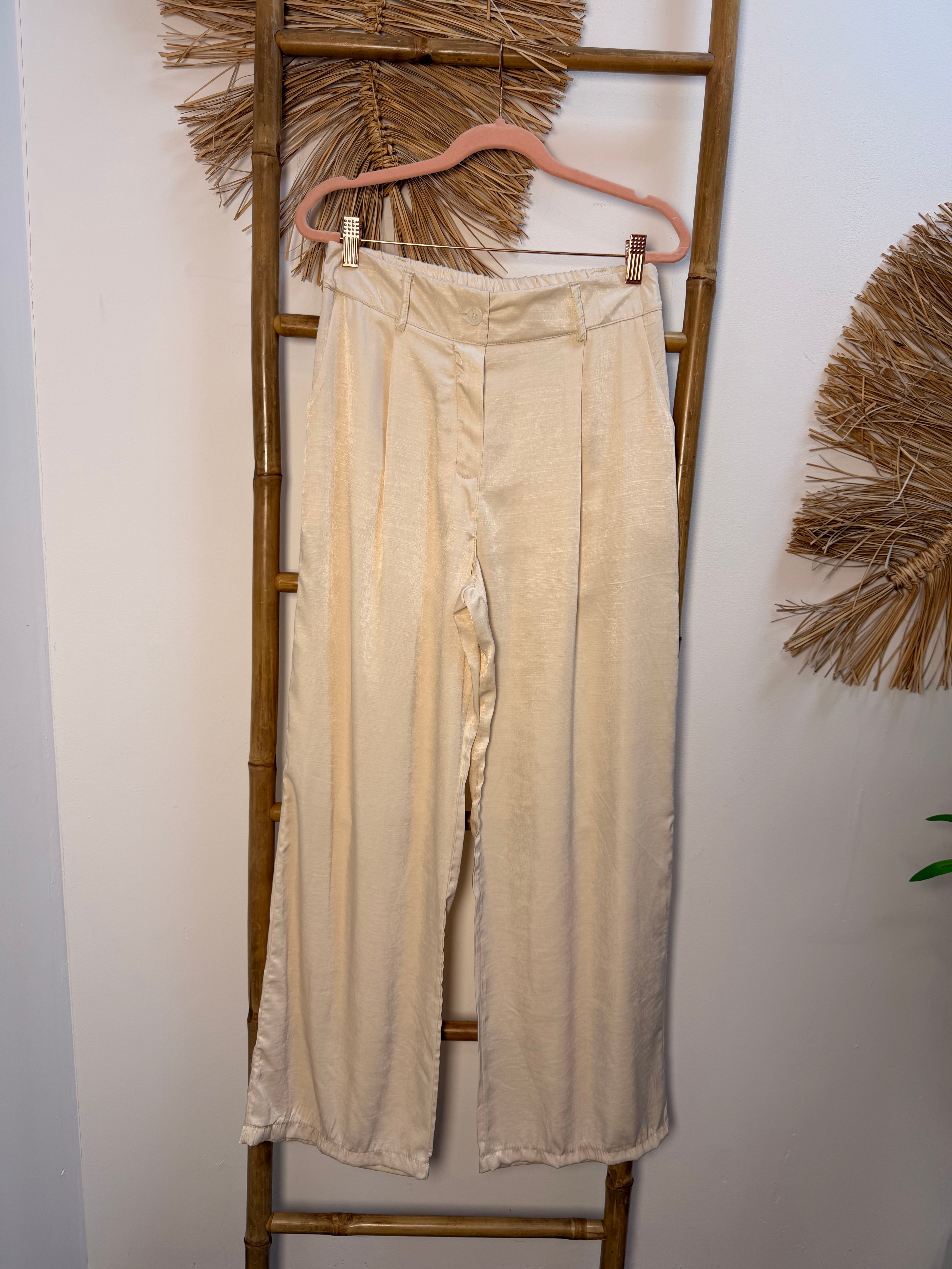 Pantalon Palazzo Seda