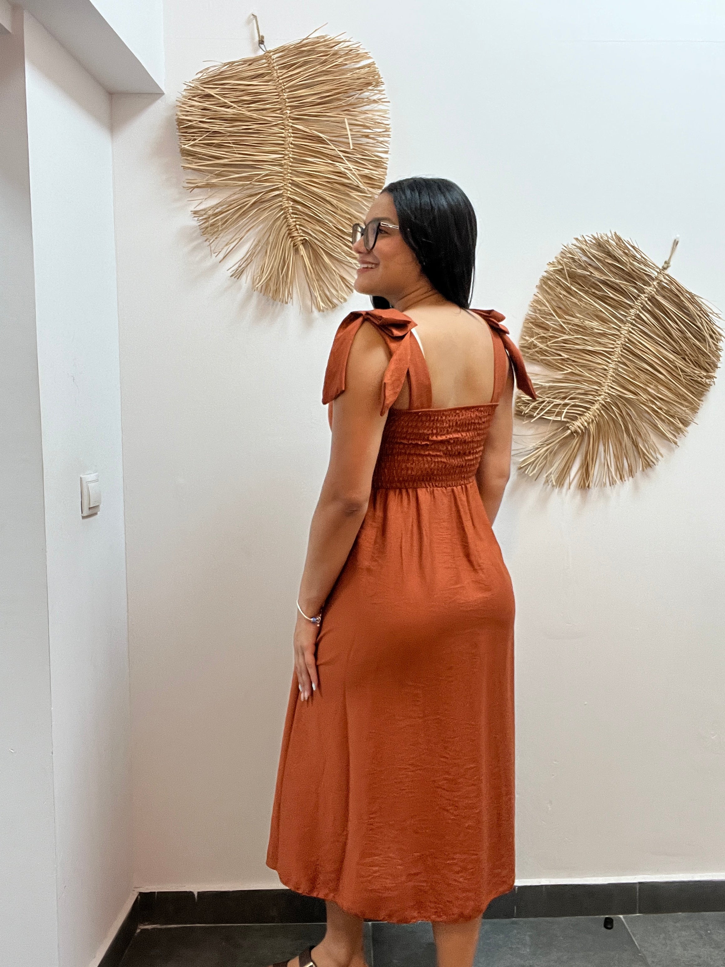 Vestido Midi Lazo