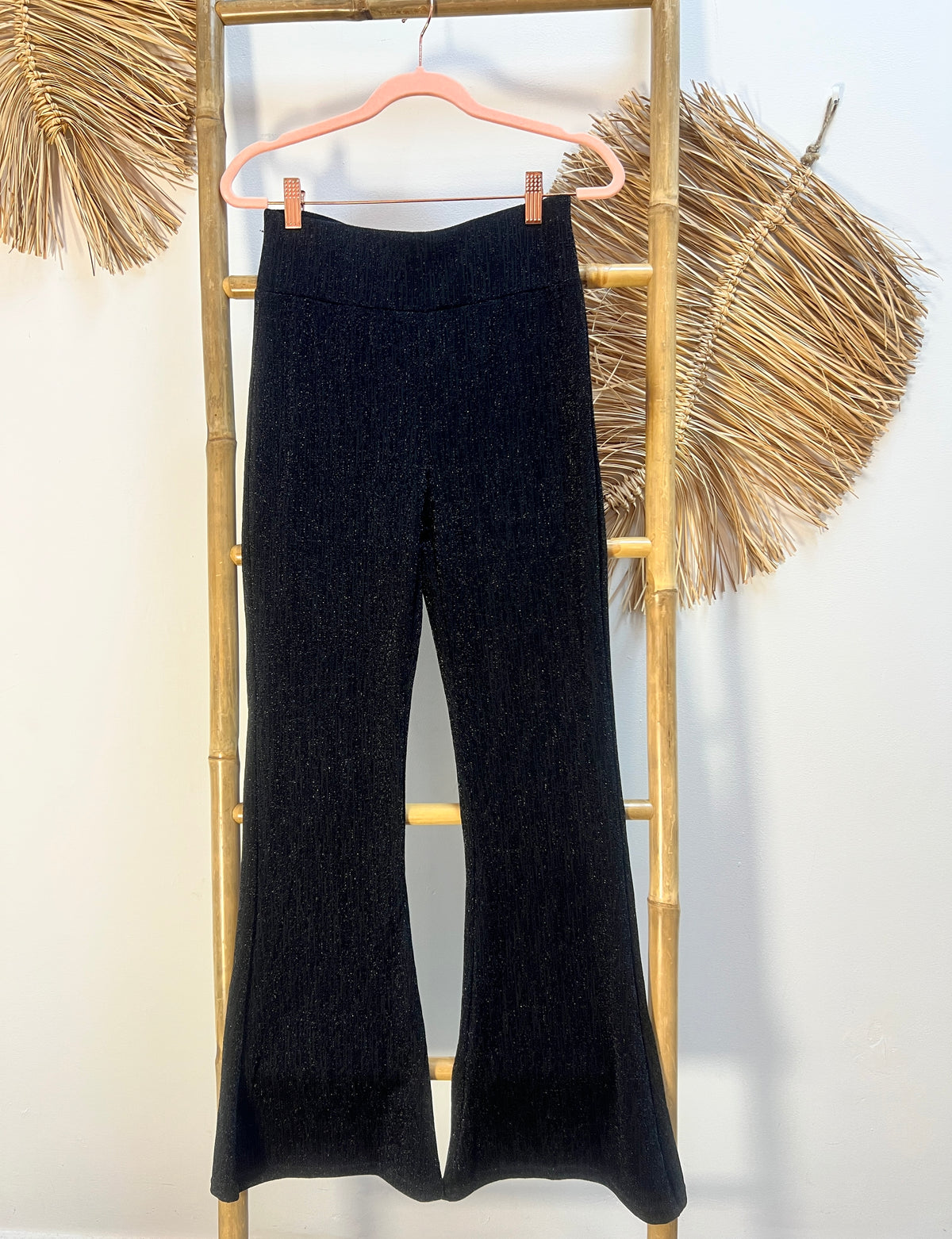 Pantalón brillo campana