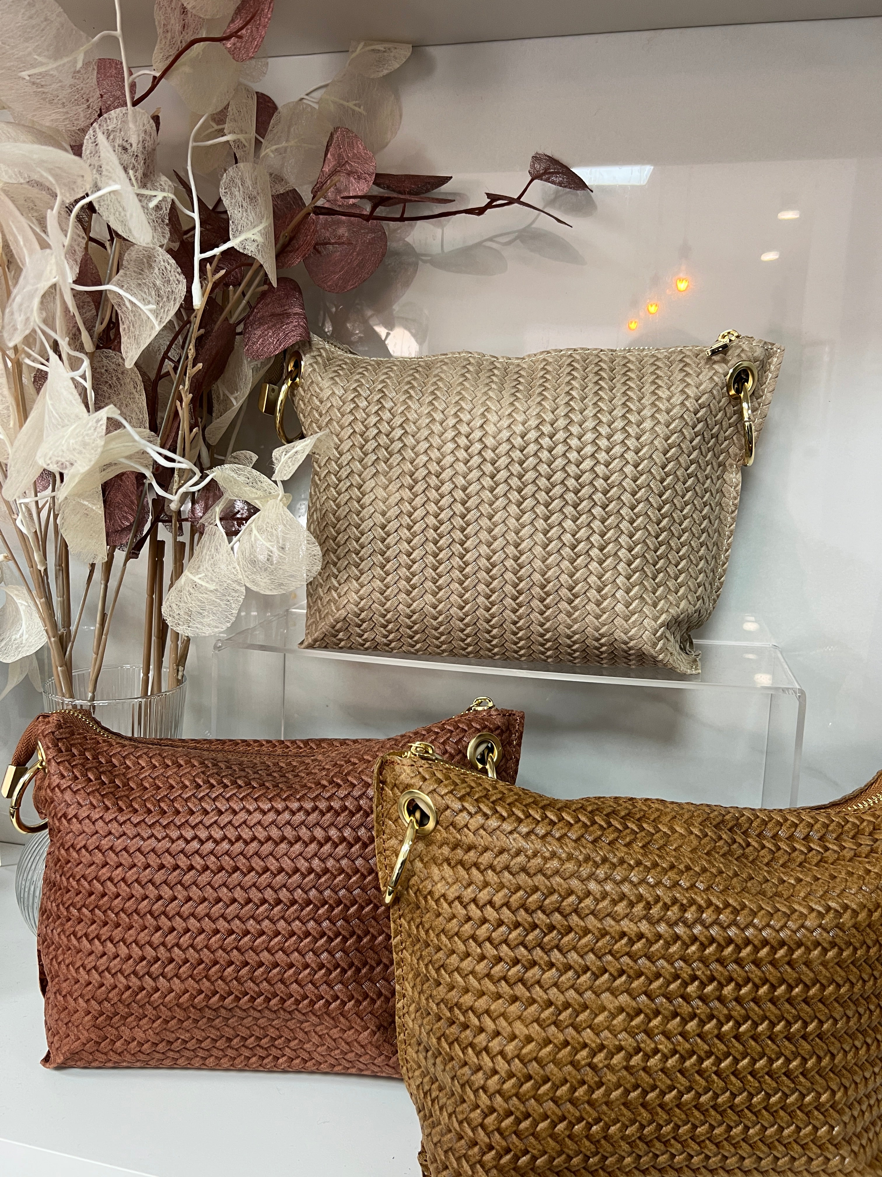 Bolso bimba trenzado