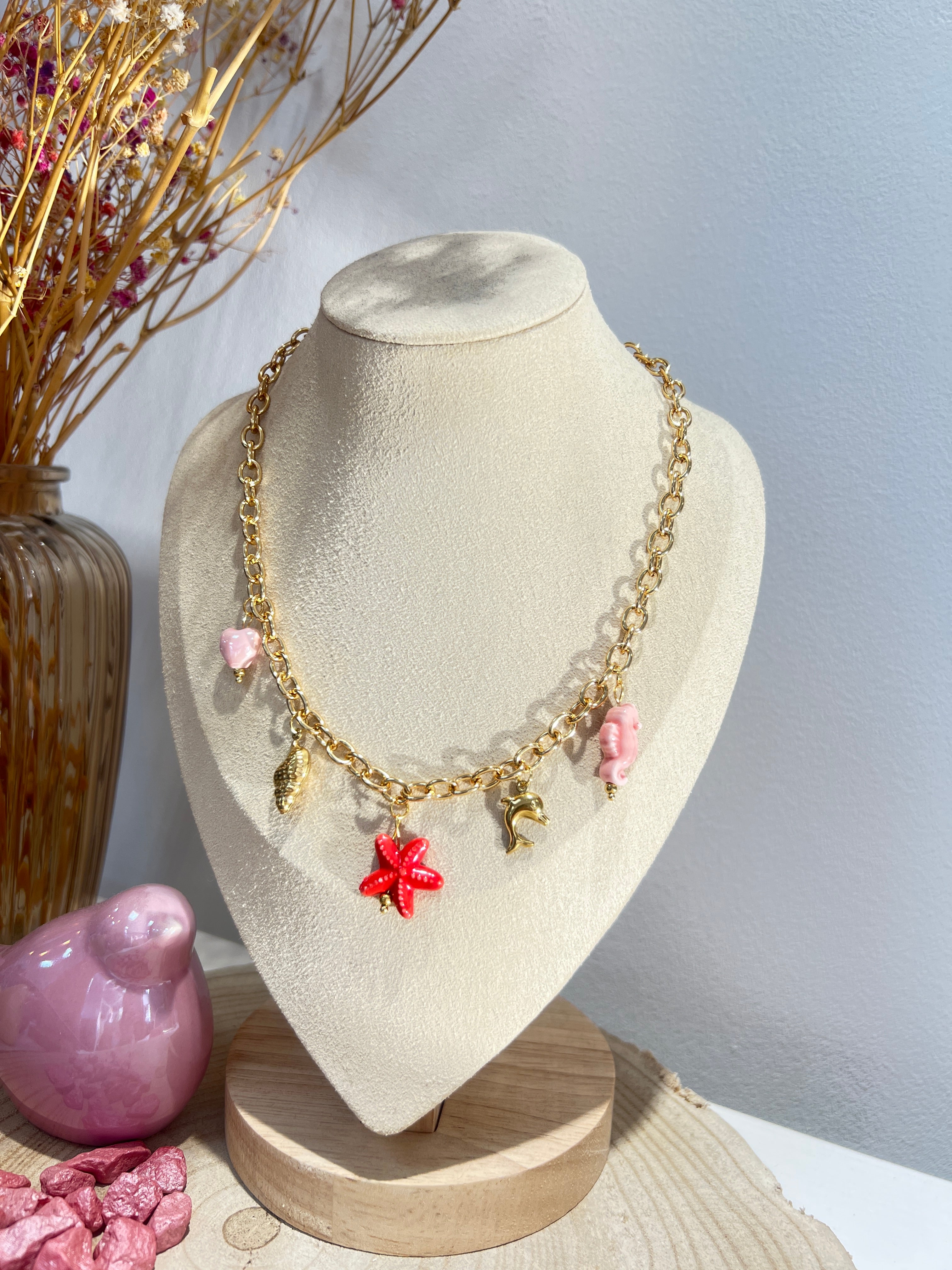 Collar Estrella de Mar Multicolor