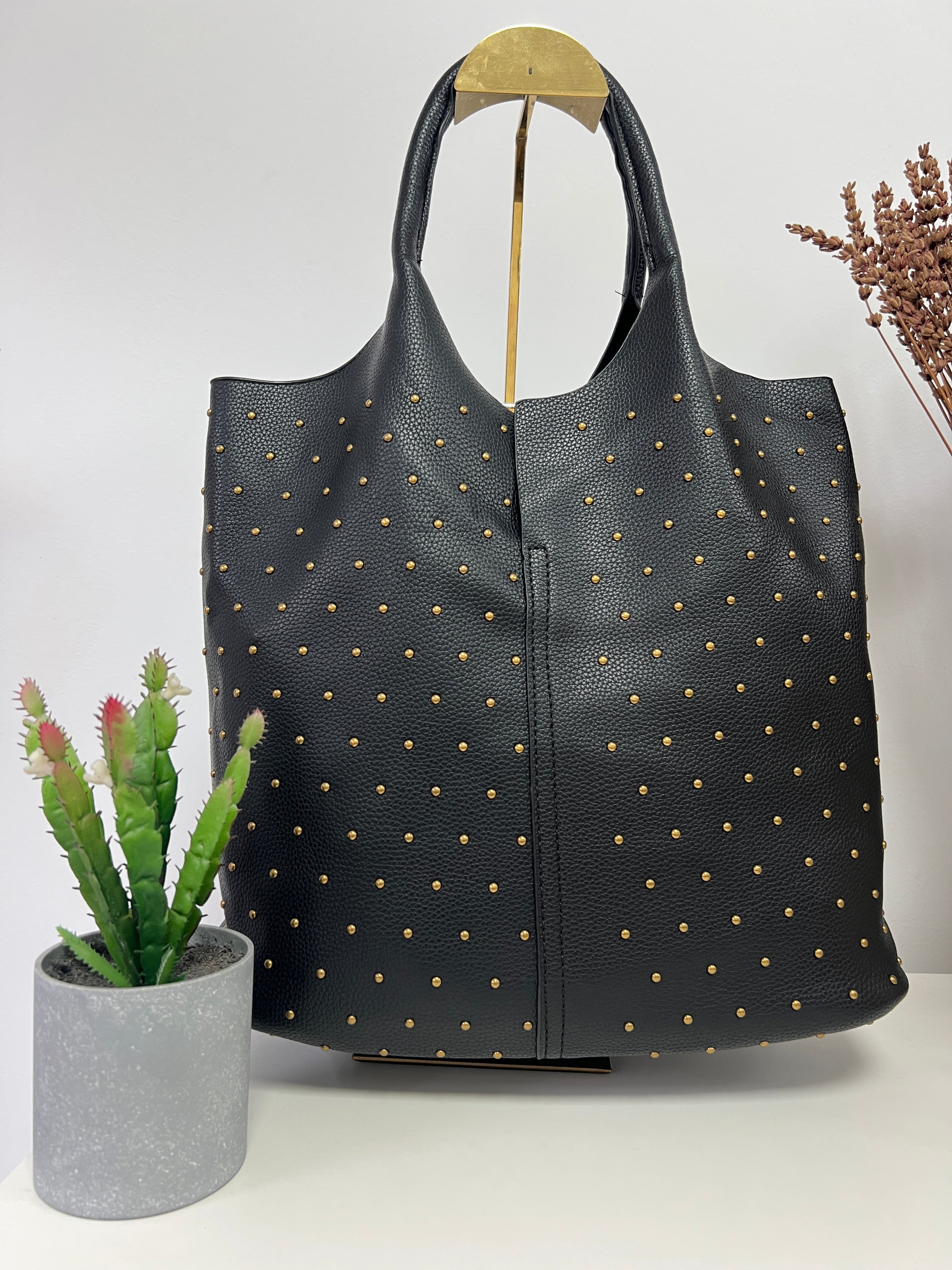 Bolso doble tachuelitas