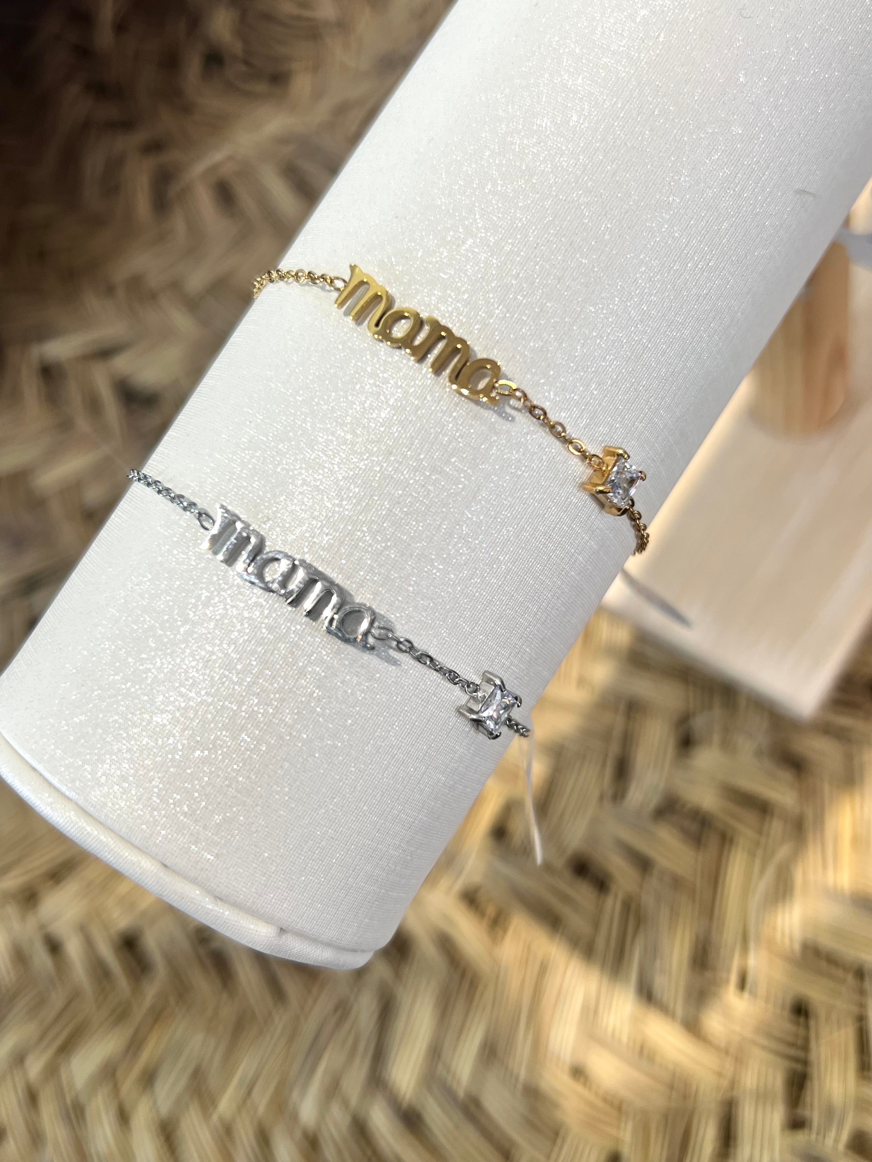 Pulsera Mamá brillo