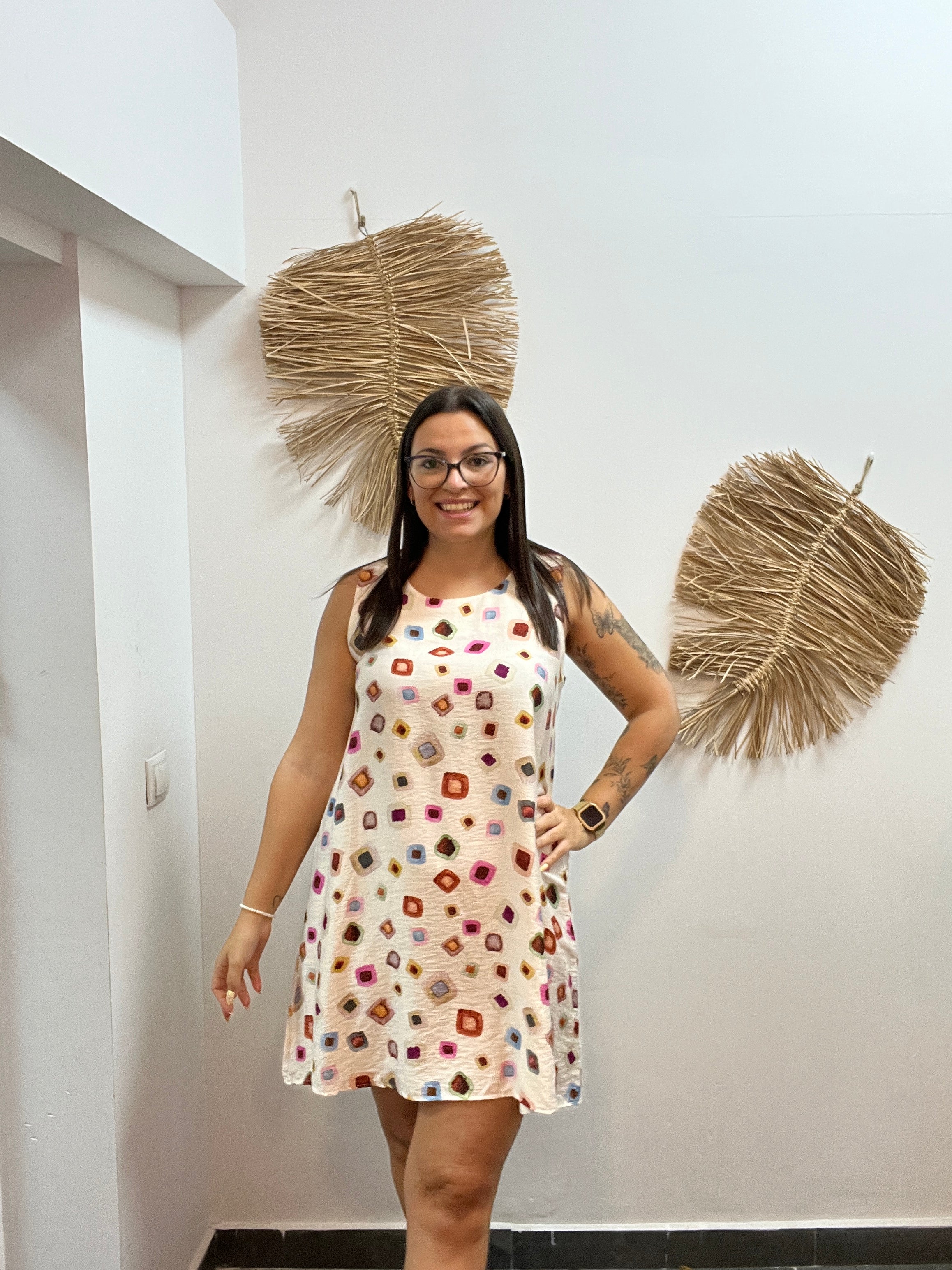 Vestido cuadritos