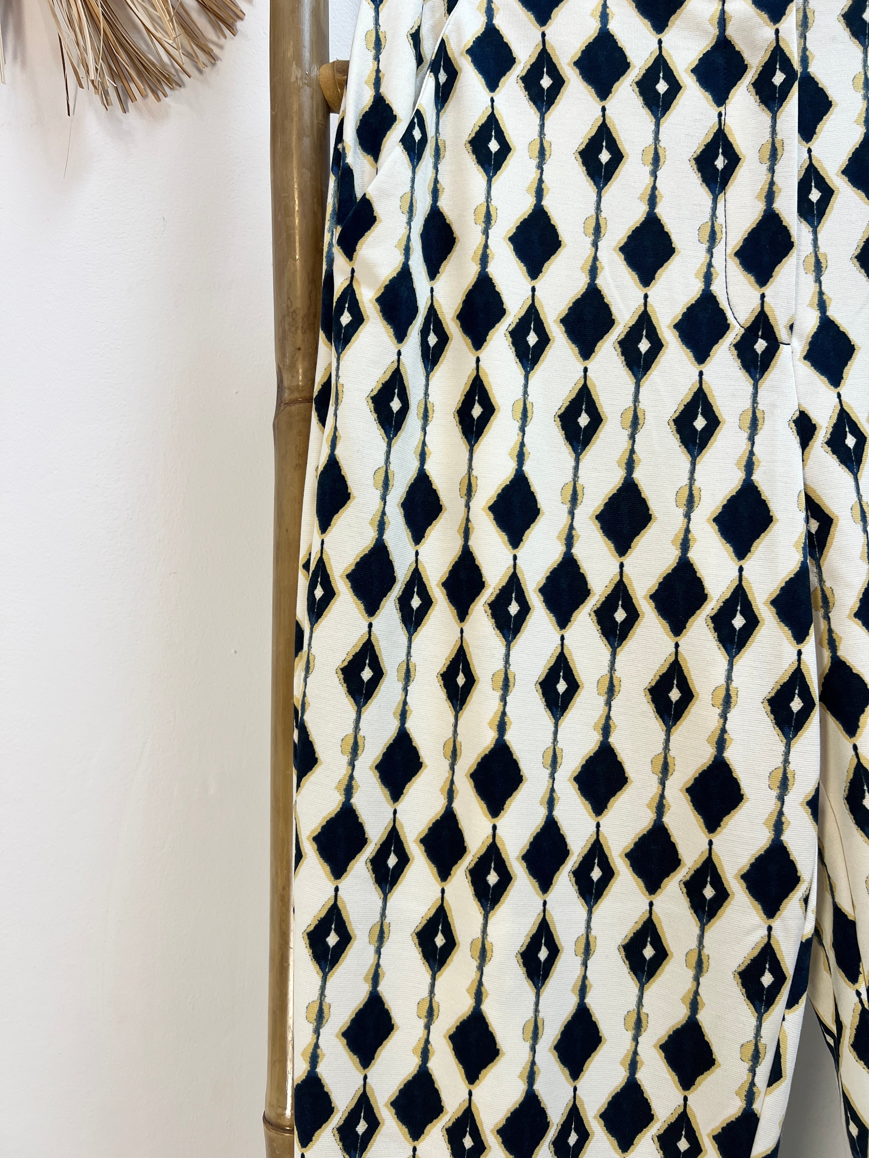 Pantalón estampado rombos ICHI