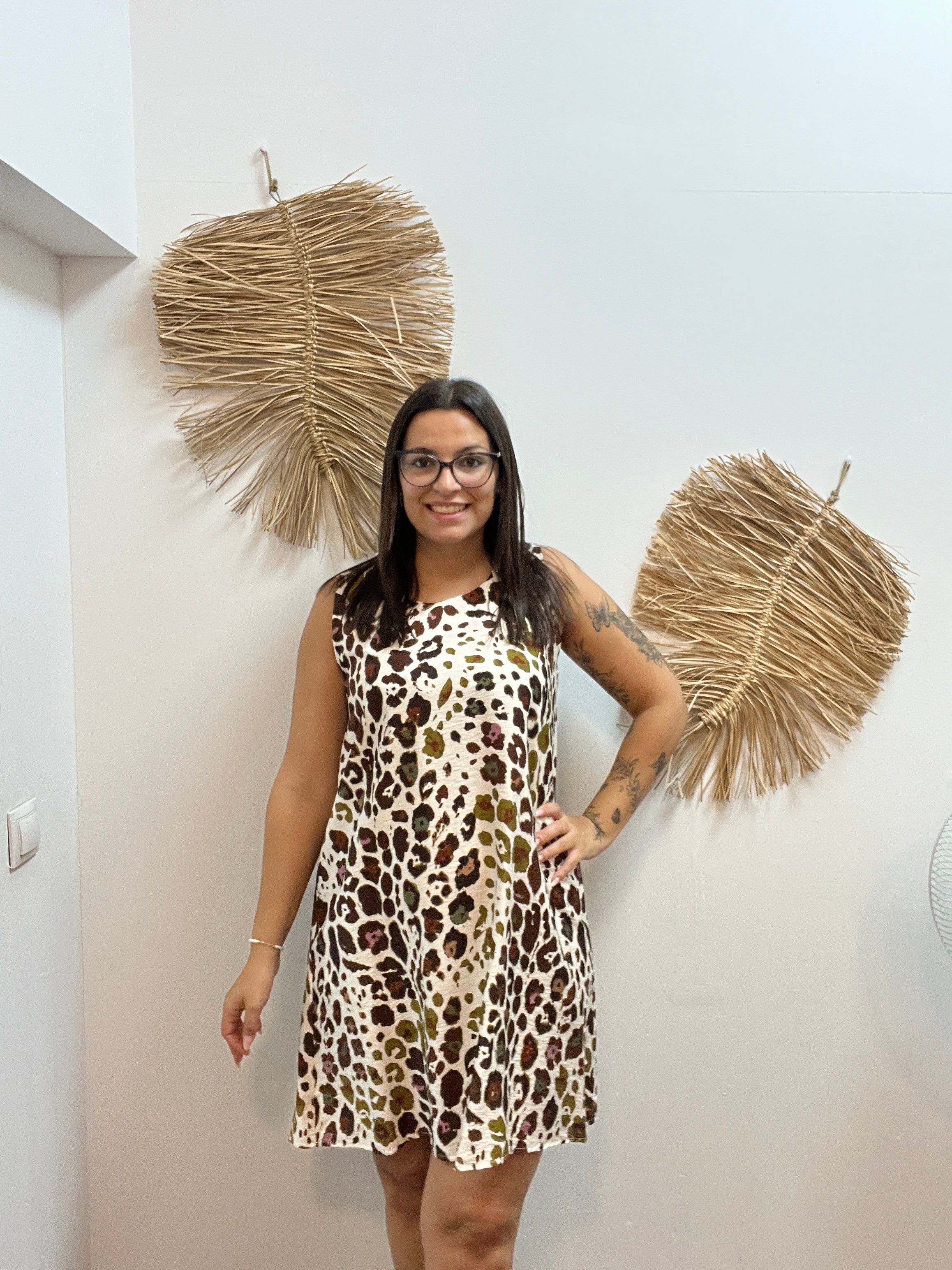 Vestido leopard