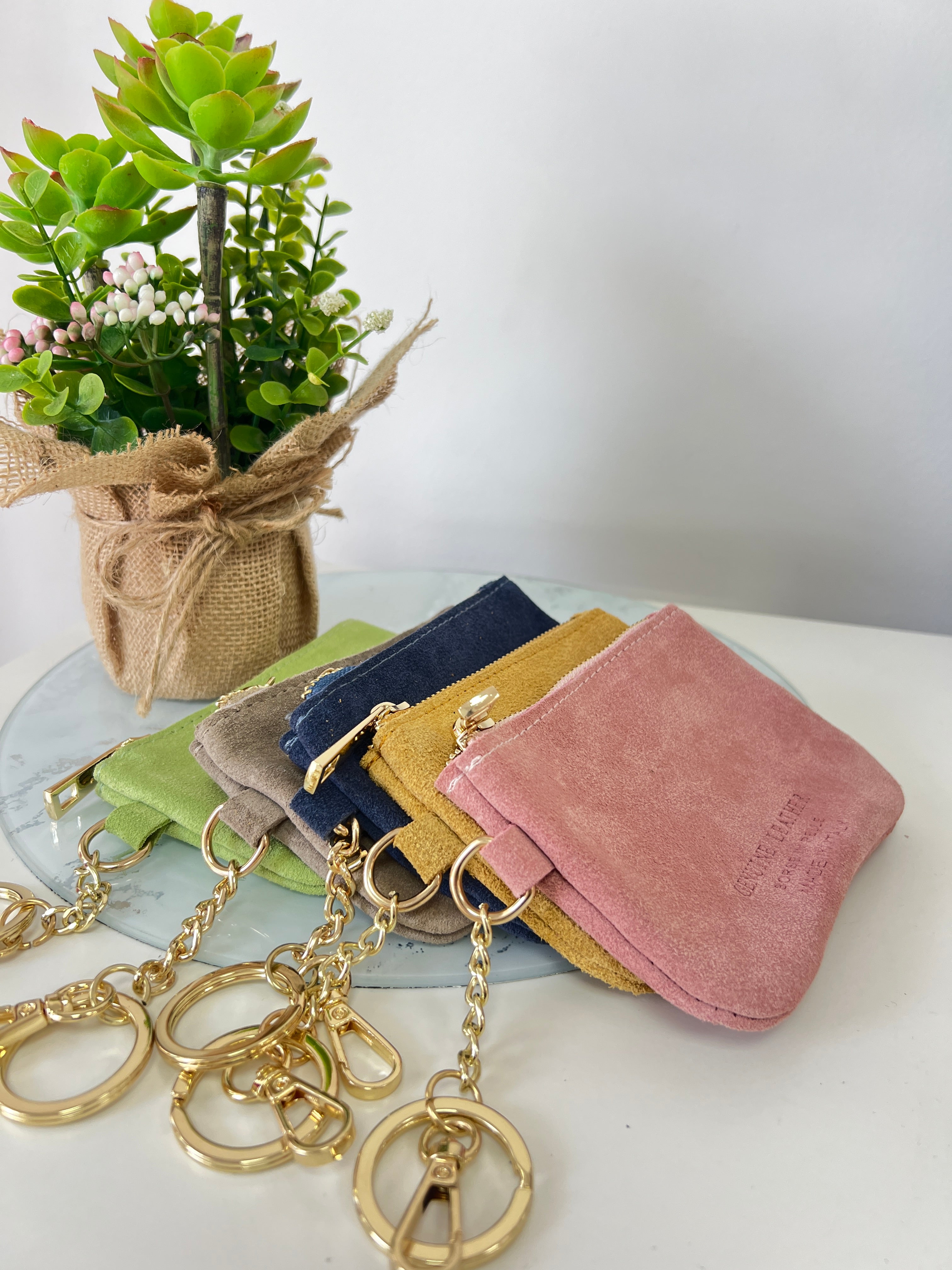 Cartera piel ante