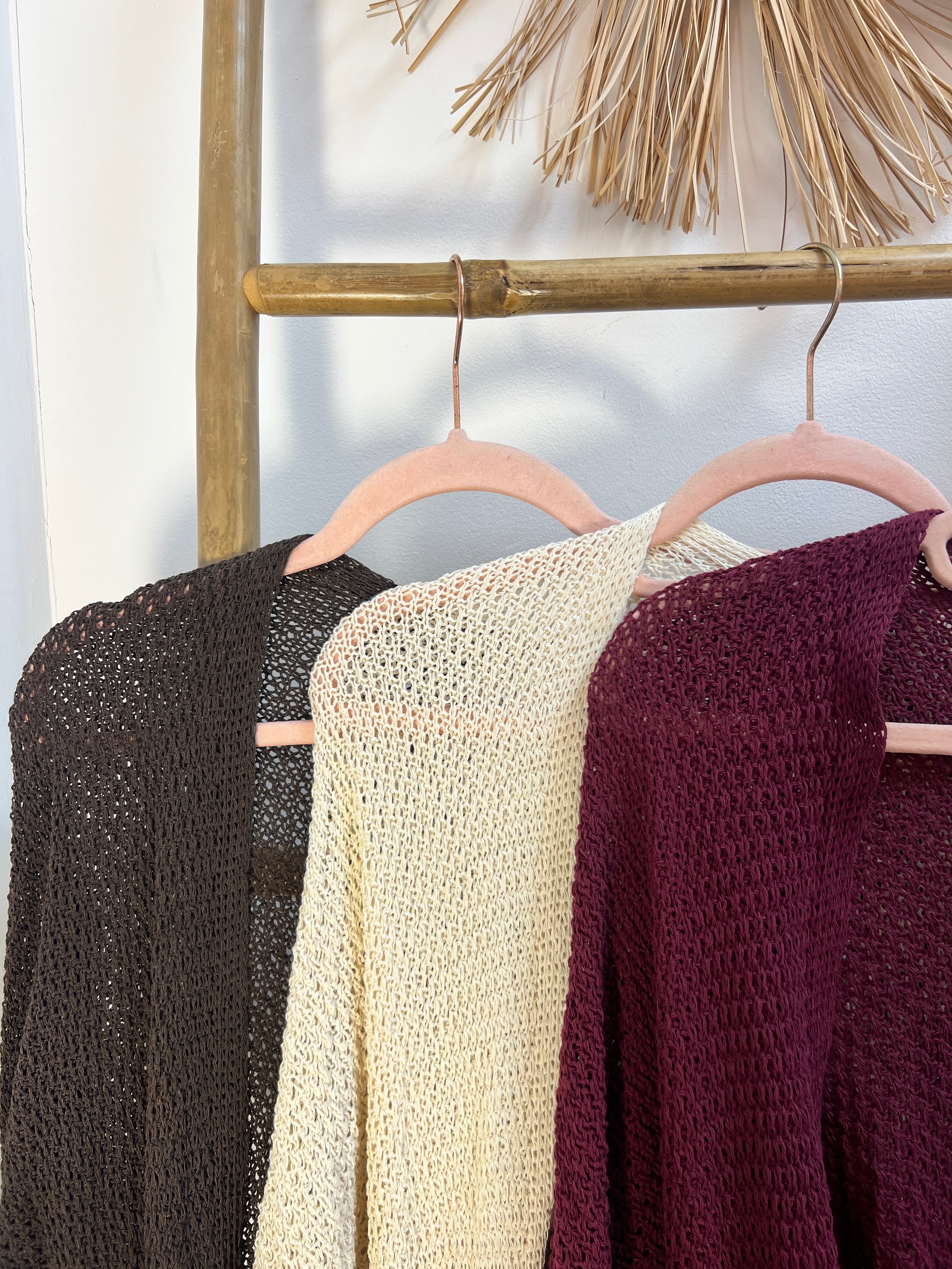 Cárdigan punto fino