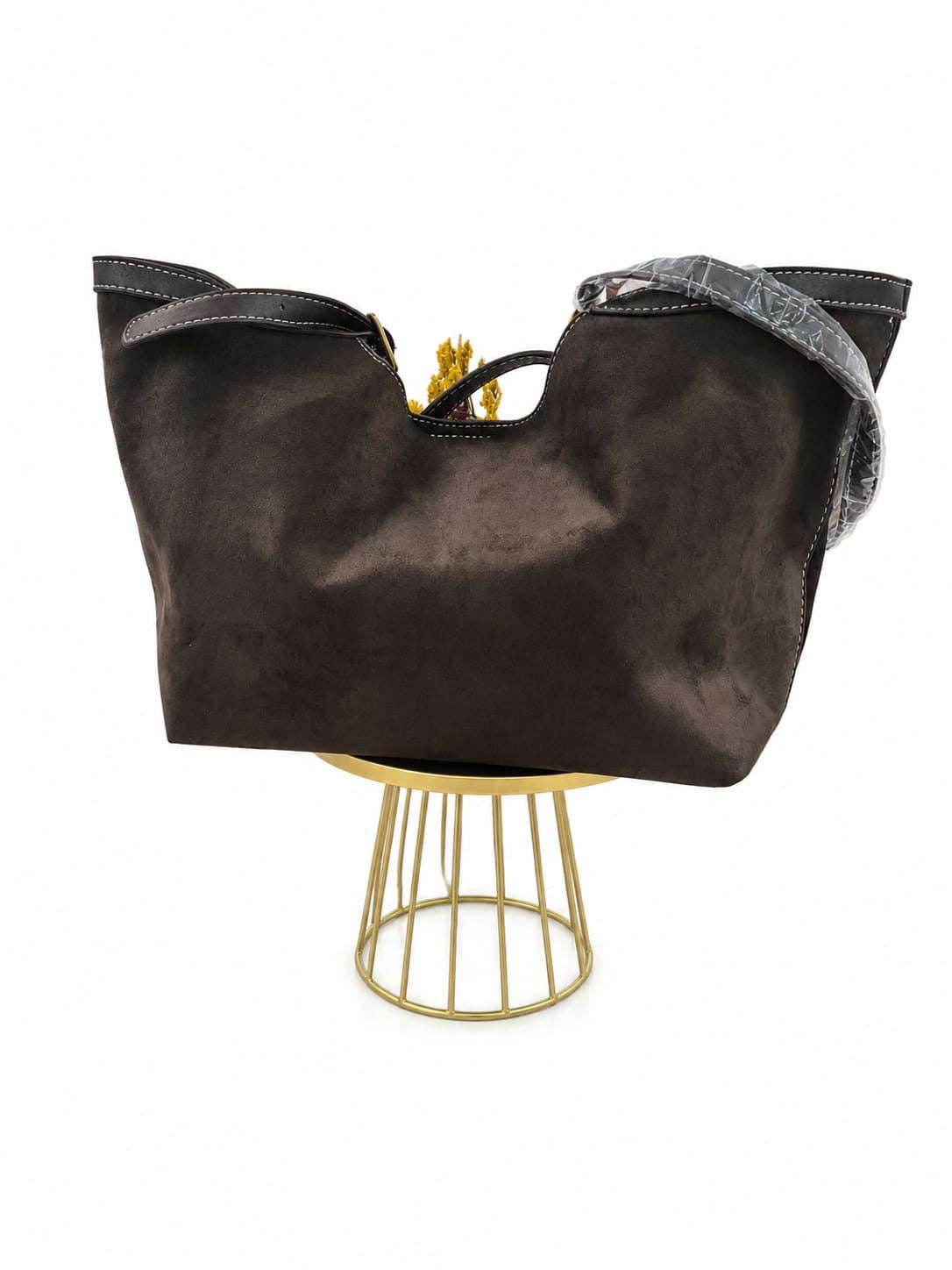 BOLSO SHOPPER MARRON