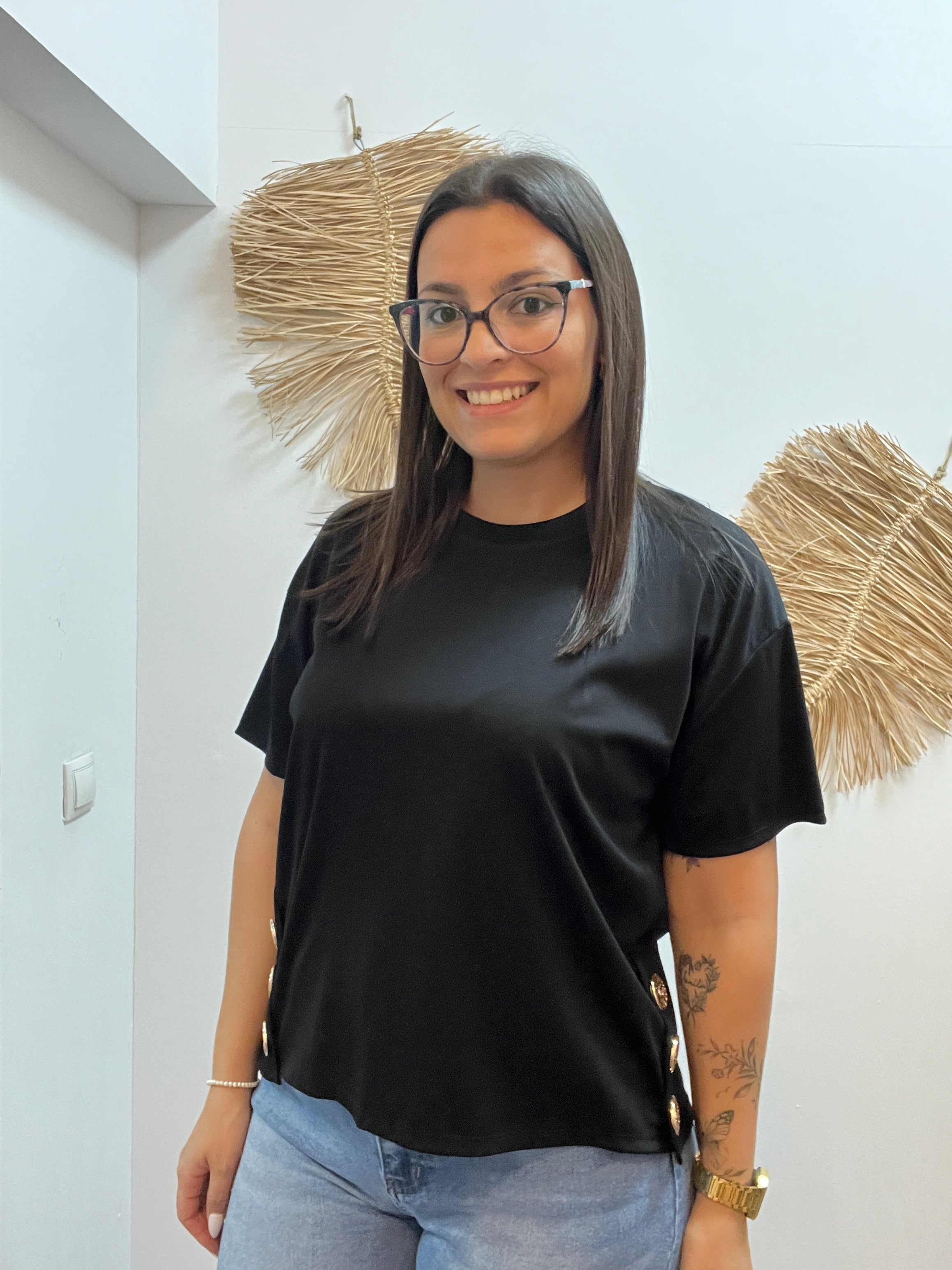 Camiseta botones