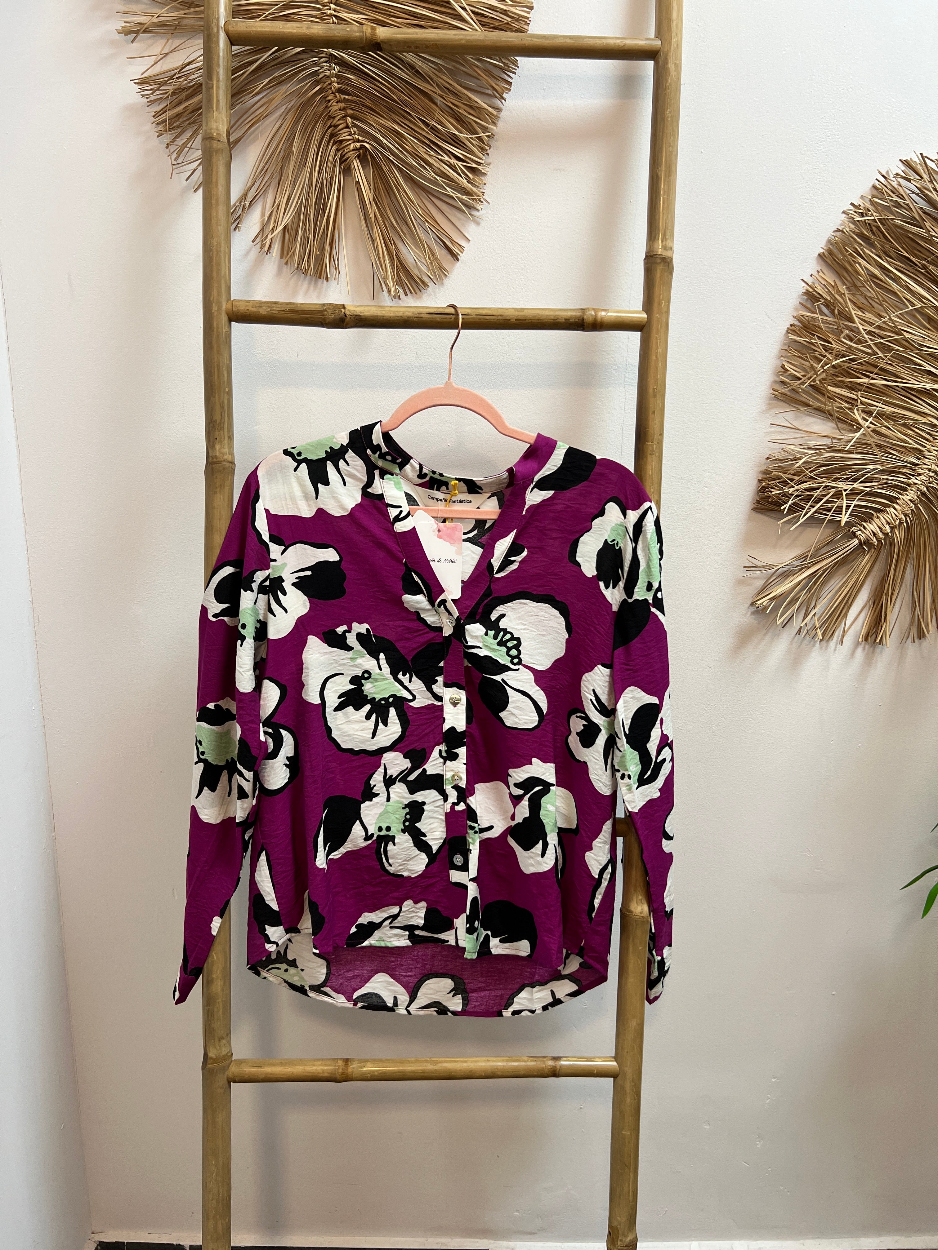 Camisa con estampado Vivid Viola CF