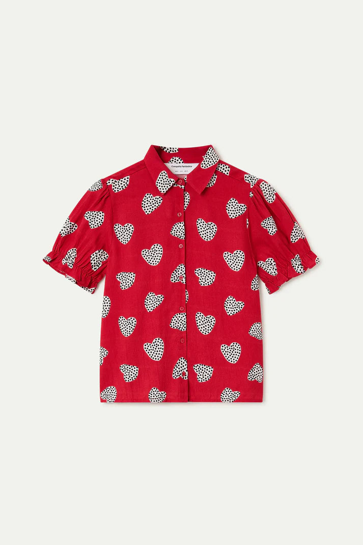 Camisa con estampado Harmony Red Compañía Fantástica