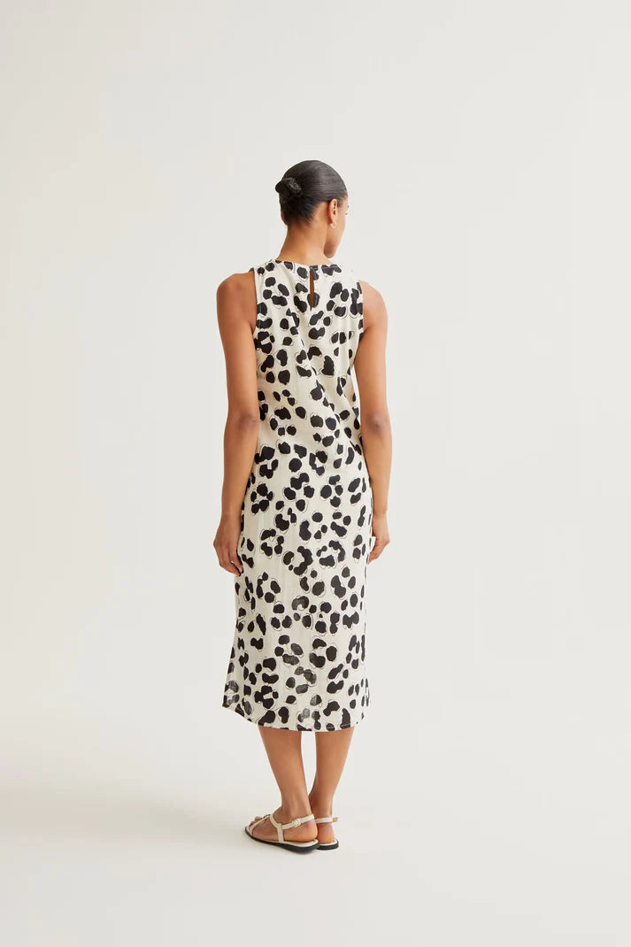 Vestido midi con estampado Dalmatian Compañía Fantástica
