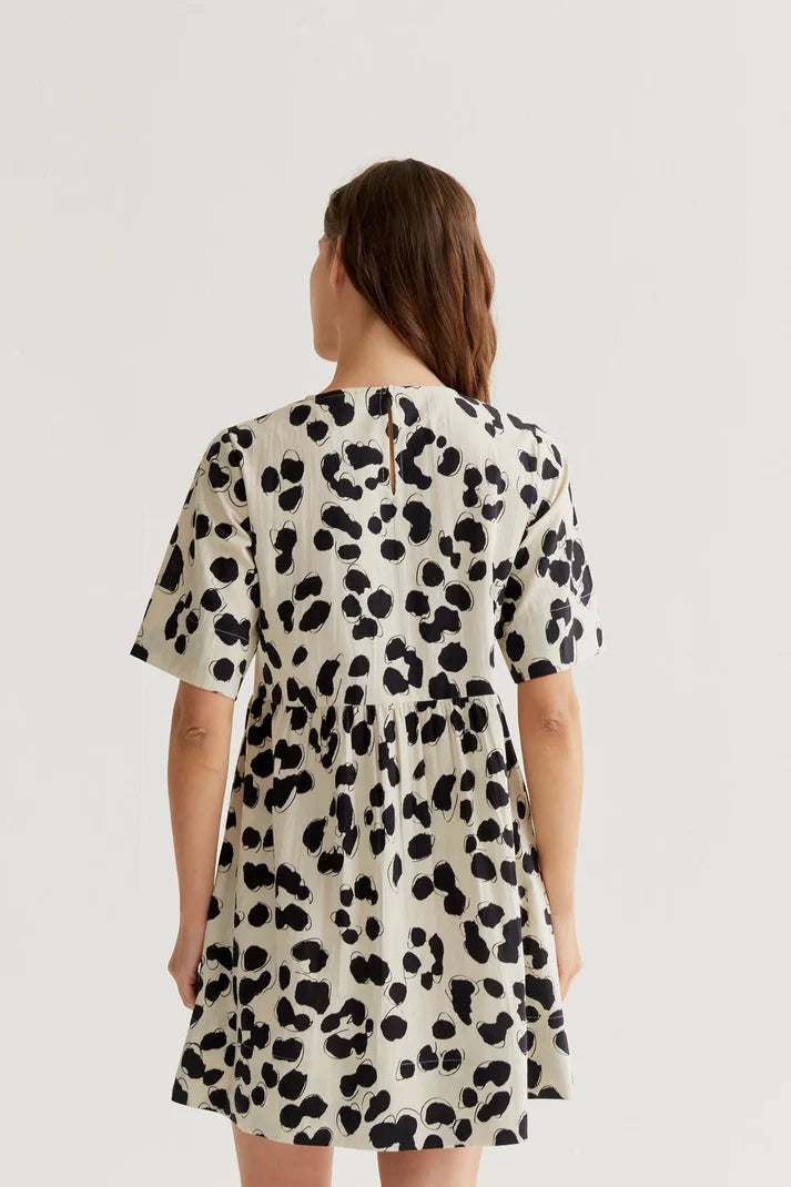 Vestido corto con estampado Dalmatian Compañía Fantástica