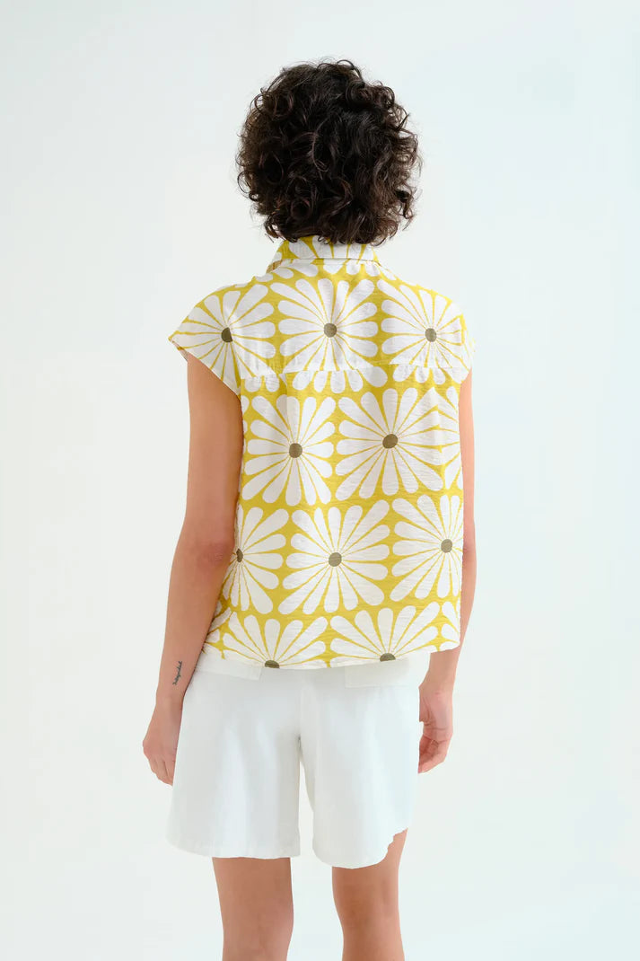Camisa con estampado Olive Flower Compañía Fantástica