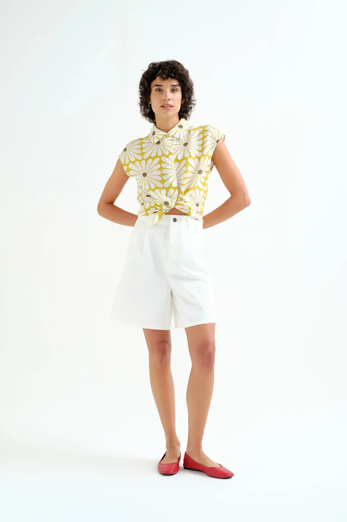 Camisa con estampado Olive Flower Compañía Fantástica