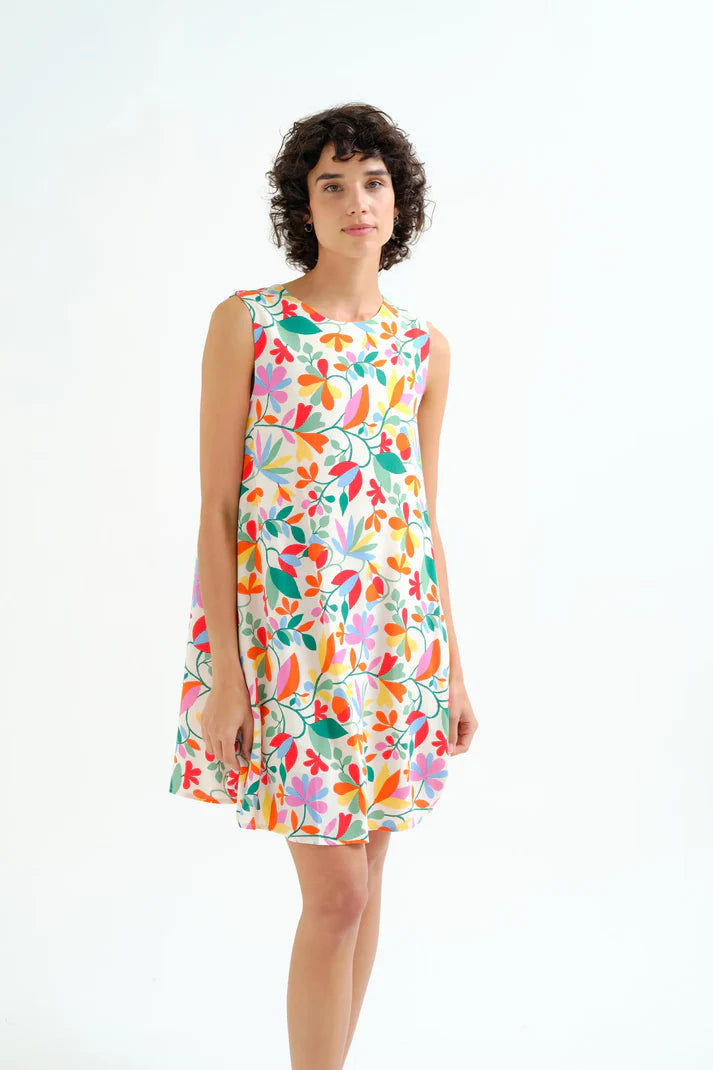 Vestido corto con estampado Lotto Compañía Fantástica