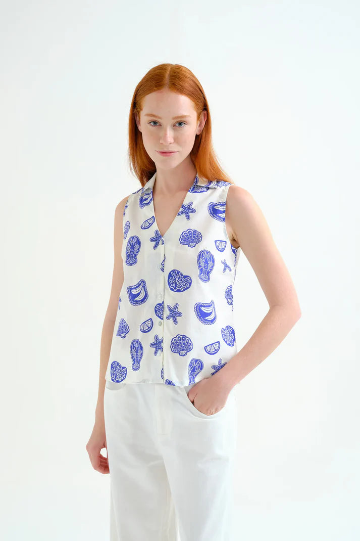 Camisa con estampado Lobster Compañía Fantástica