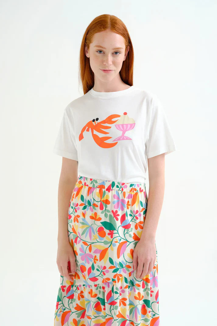 Camiseta con estampado Langosta Compañía Fantástica