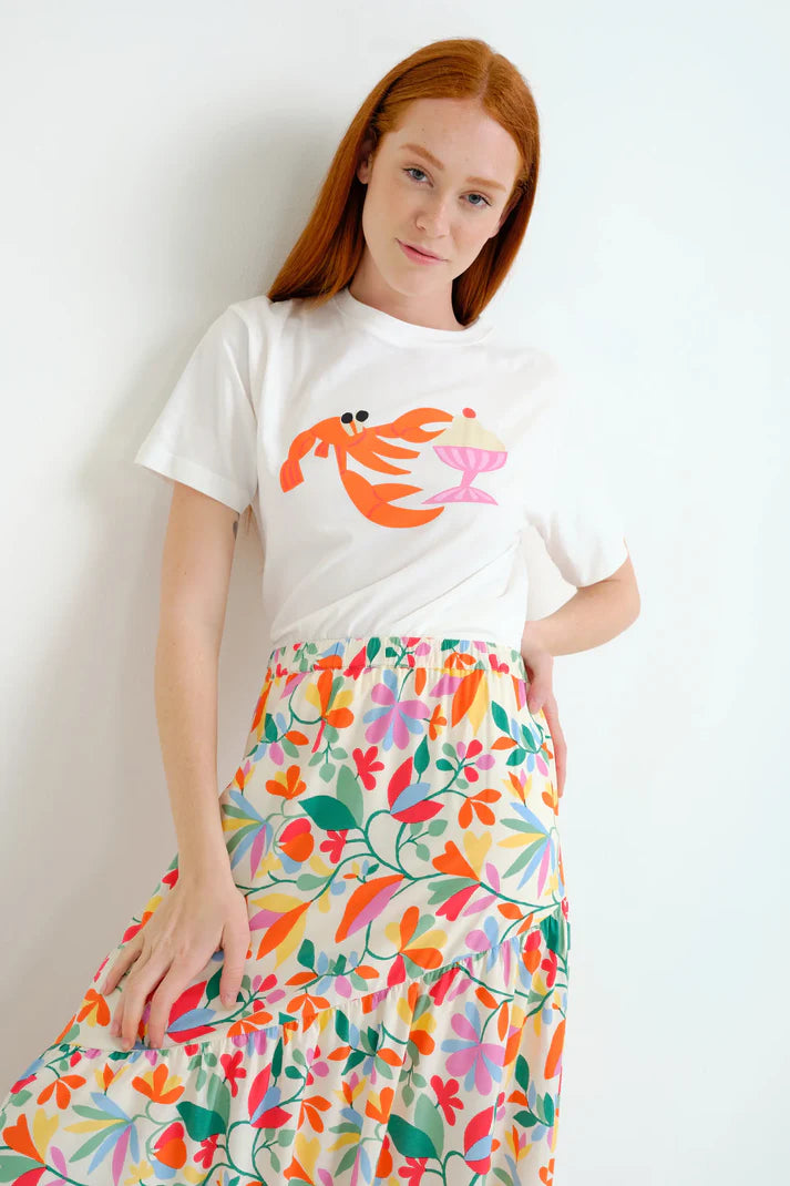 Camiseta con estampado Langosta Compañía Fantástica