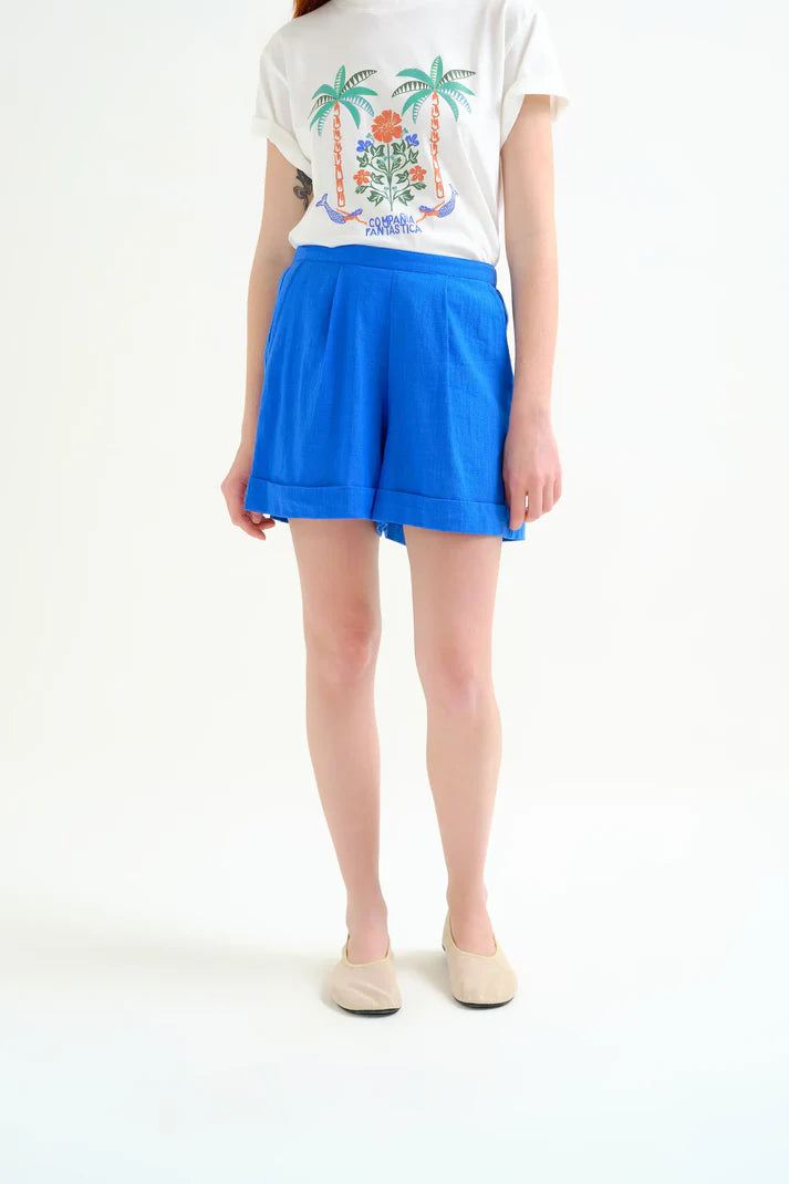 Shorts 100% algodón azul marino Compañía Fantástica