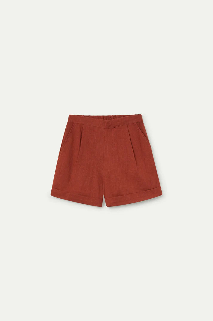 Short 100% algodon marrón Compañía Fantástica