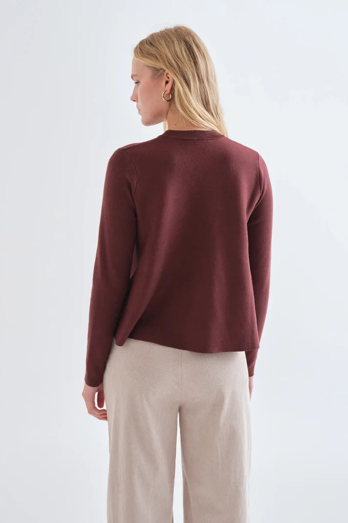 JERSEY BASICO MARRON
