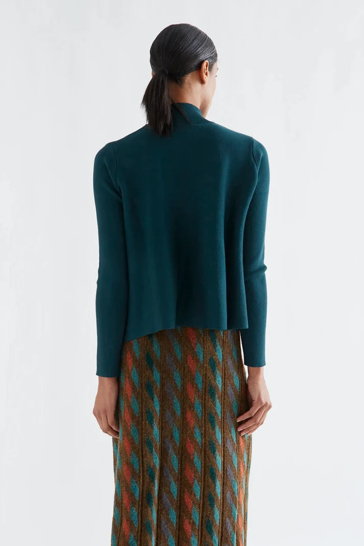 JERSEY CUELLO ALTO BASICO VERDE OSCURO (COMPAÑIA FANTASTICA)