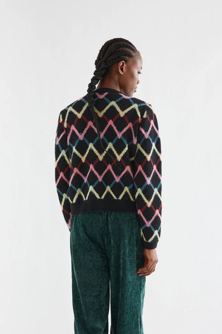 CARDIGAN CON ESTAMPADO SKEIN COMPAÑIA FANTASTICA